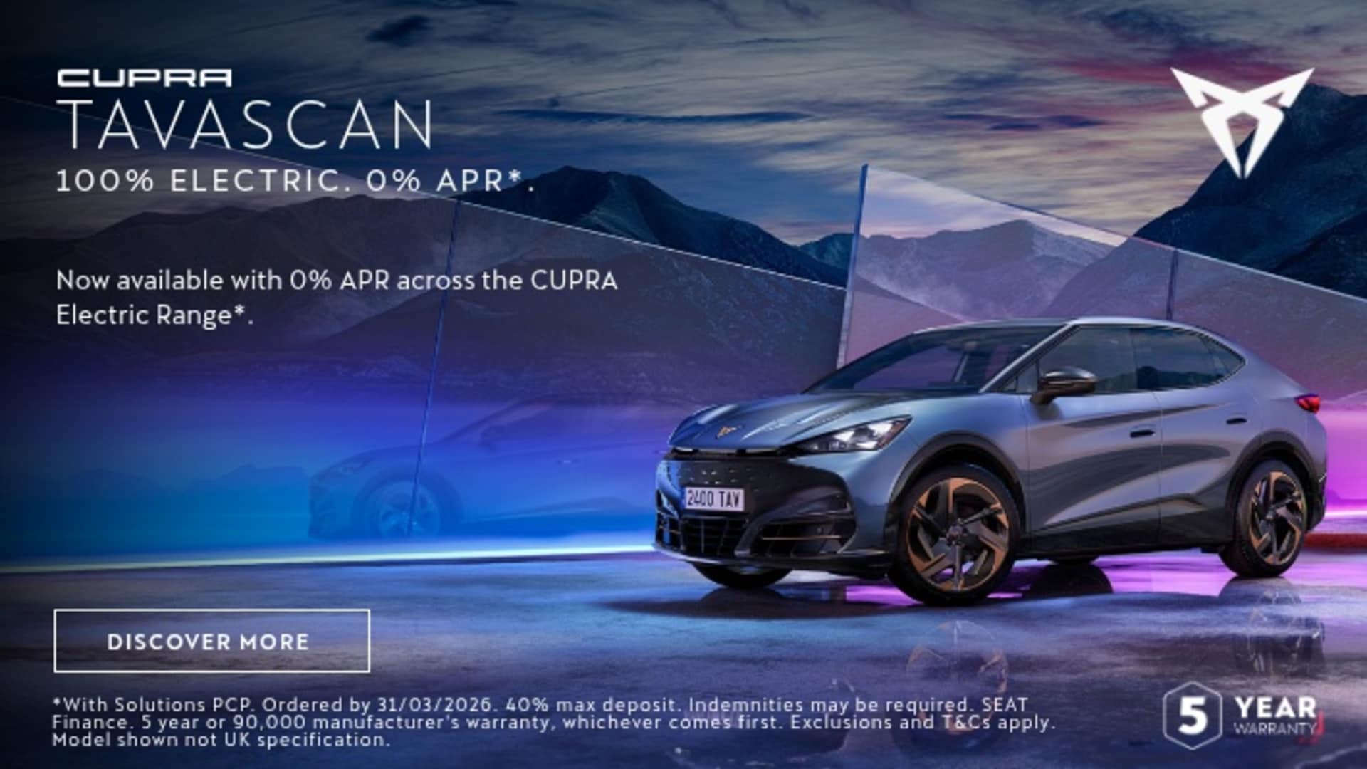 CUPRA Tavascan Offer