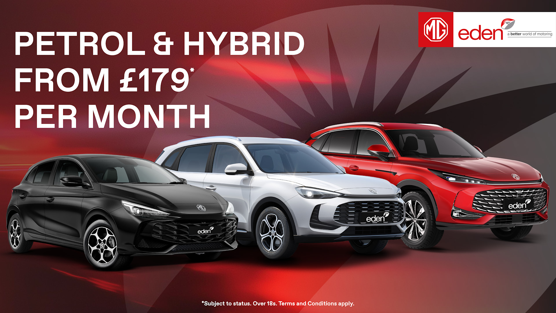 MG ICE from £179 per Month