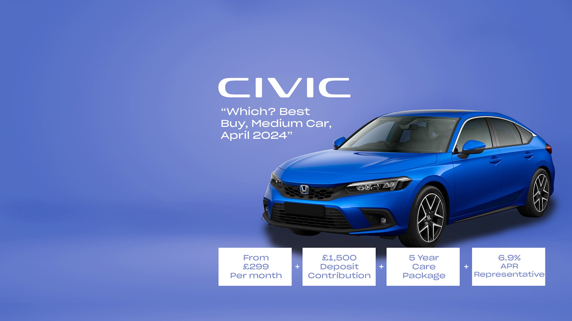 Civic from £299 per month