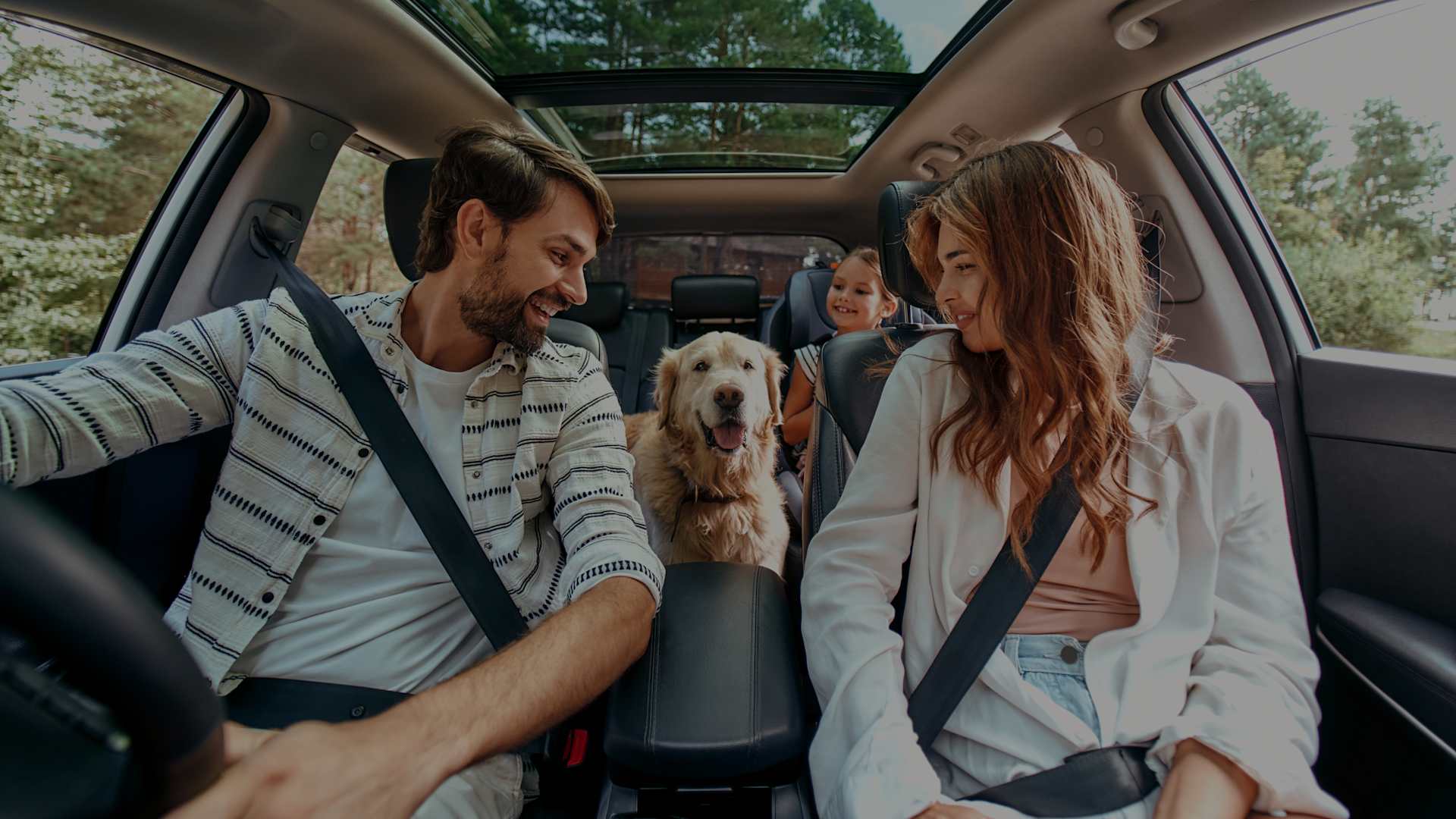 Family Driving in Summer