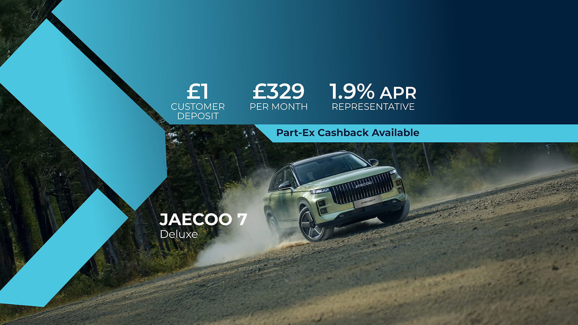 Jaecoo 7 Deluxe Finance Offer