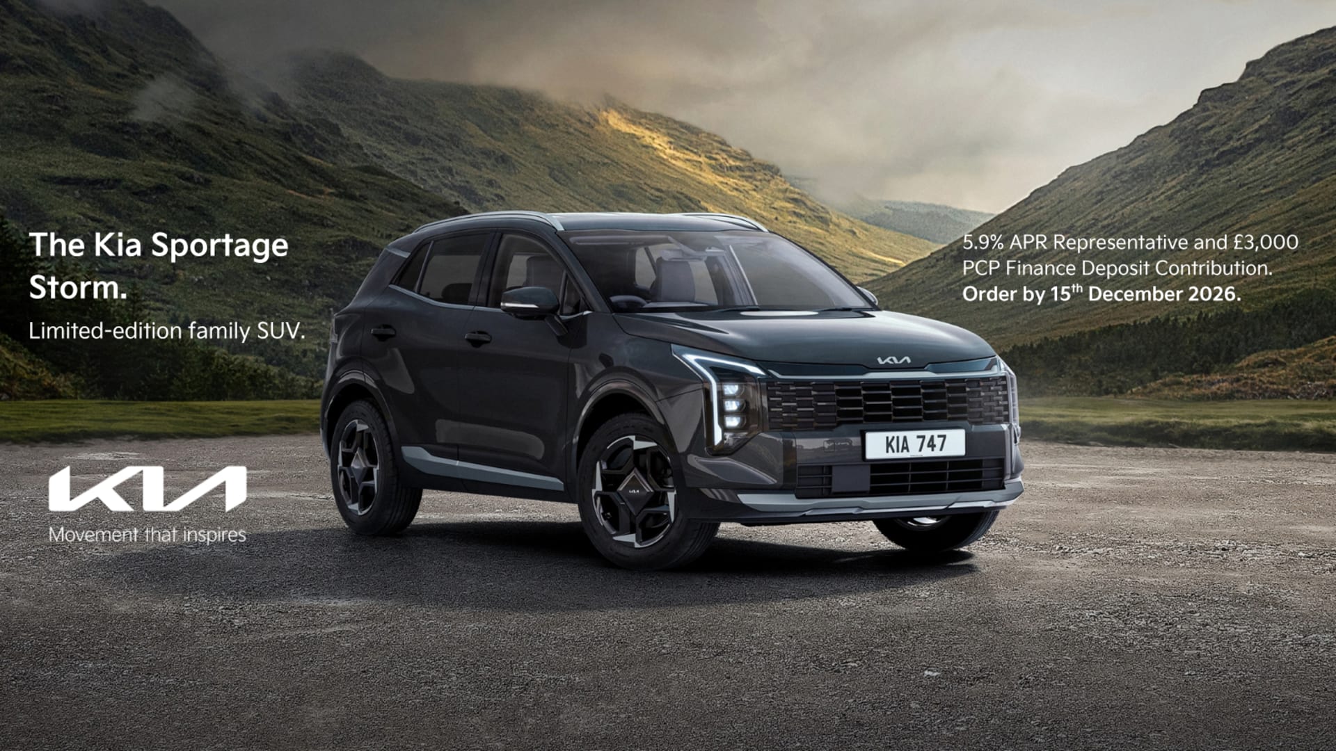 Sportage Storm Q4 Offer Banner 