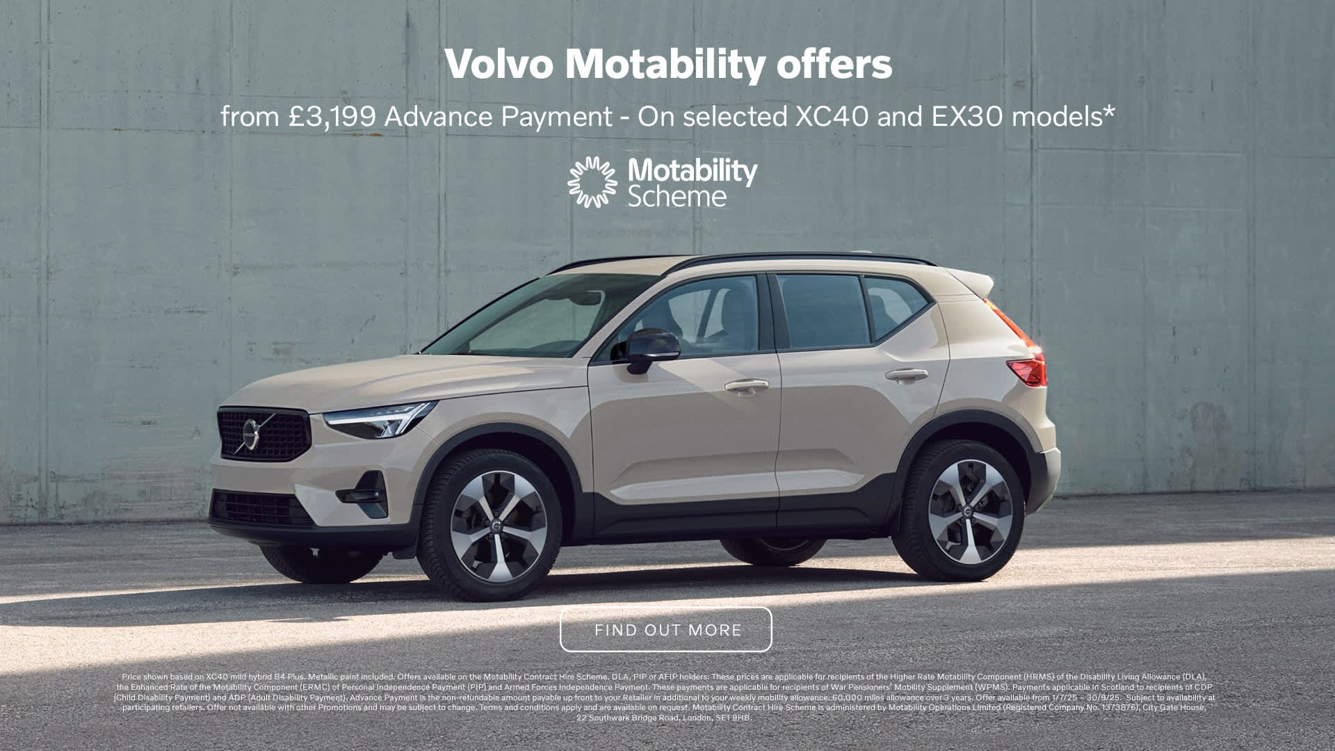Q3 2025 Motability Offers