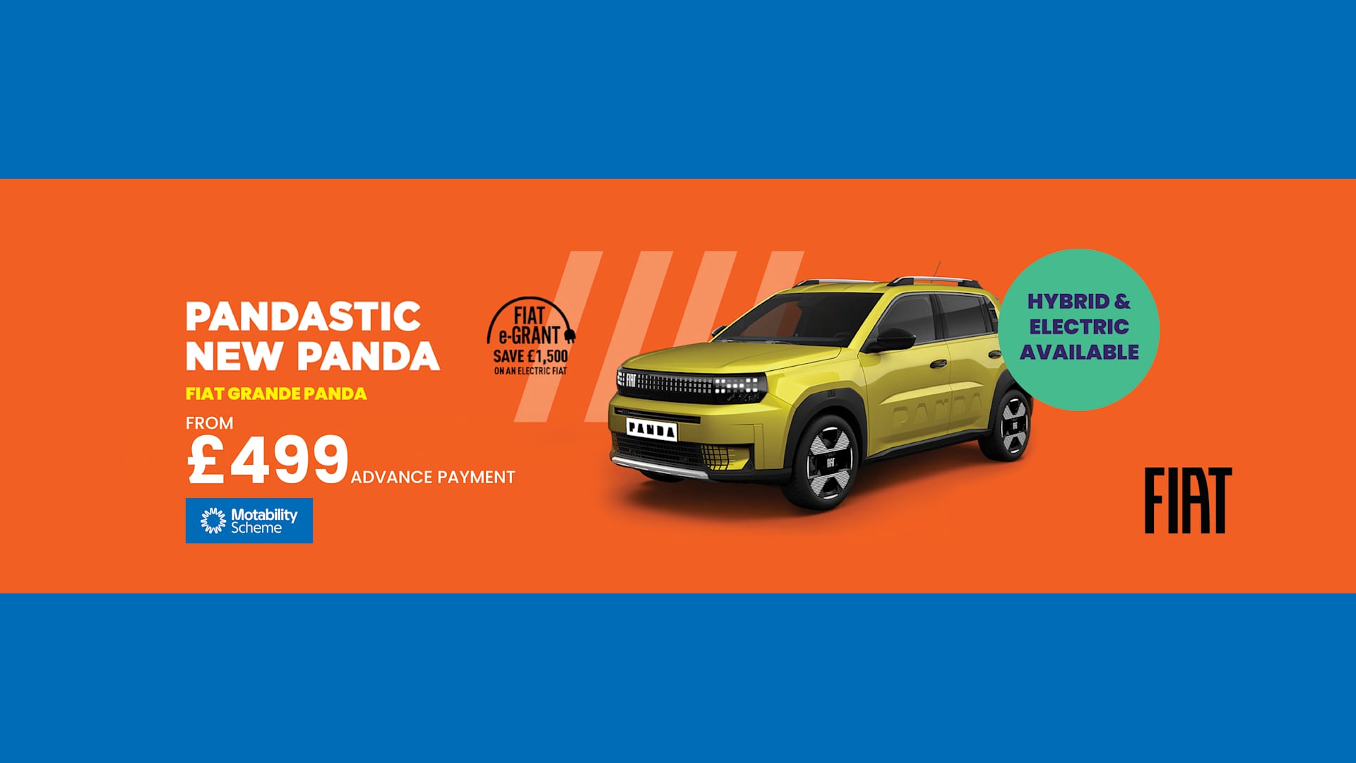 Motability New Fiat Panda From £499