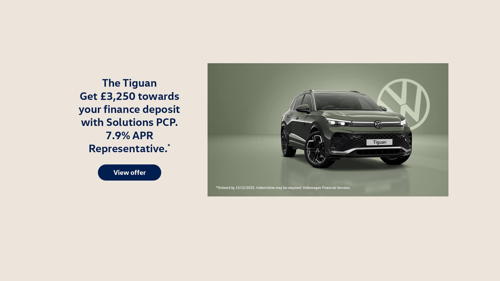 Tiguan Q4 New Car Offer 