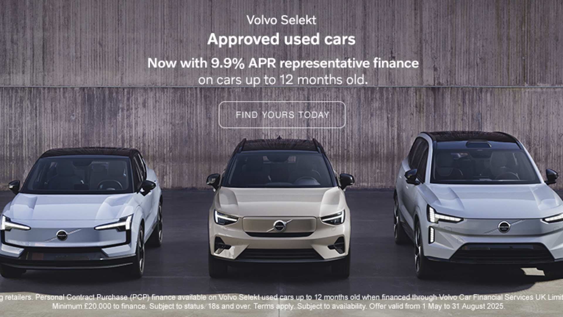 May - August 2025 2025 Used Car banner