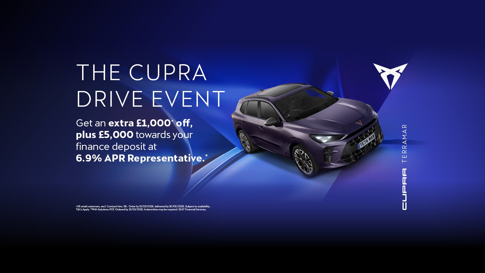 CUPRA Terramar Finance Offer