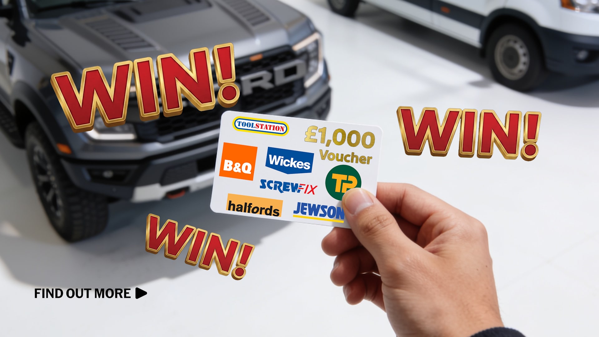 WIN a £1,000 gift card when you buy a new van.