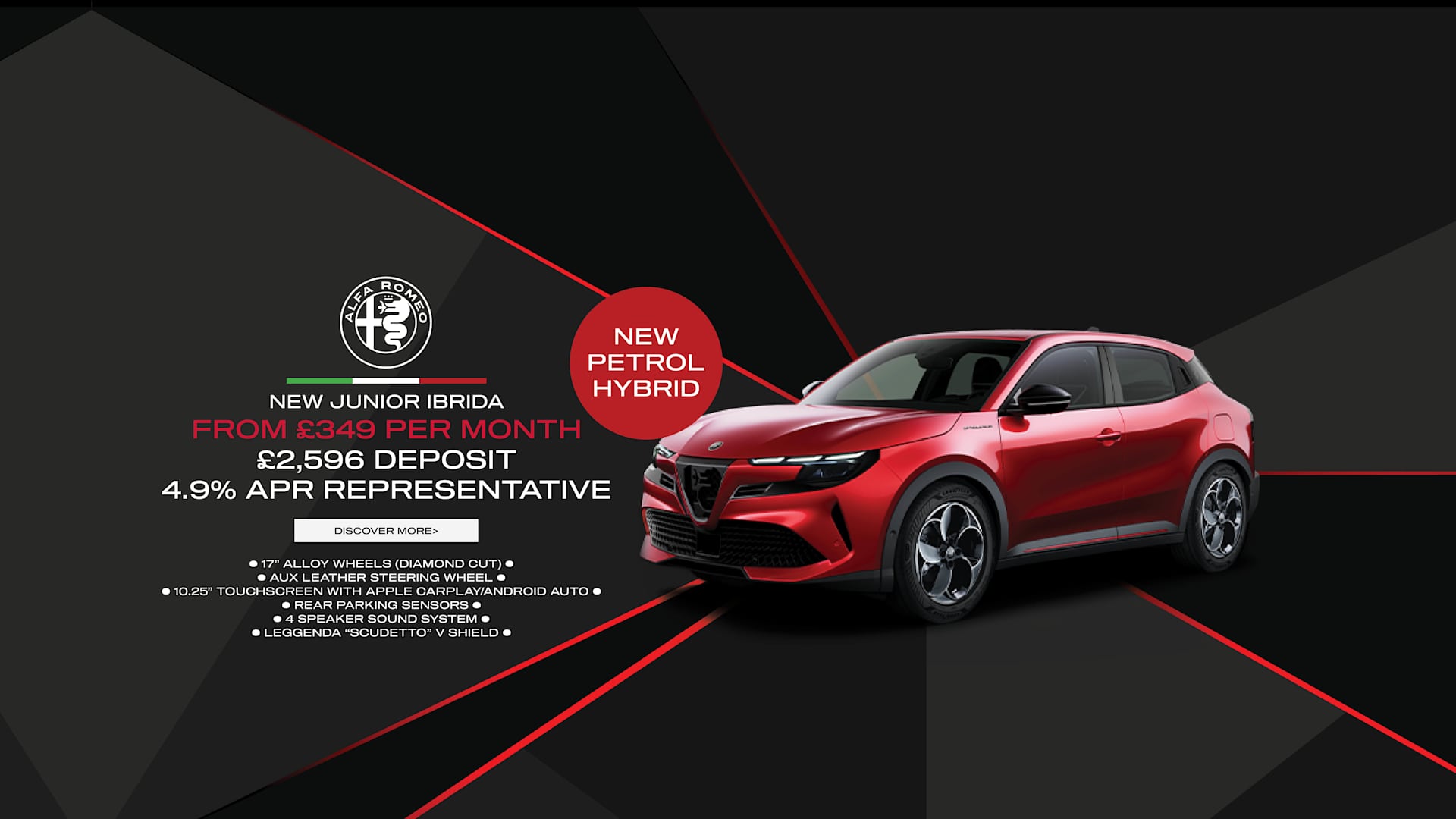 New Alfa Romeo Junior Ibrida 