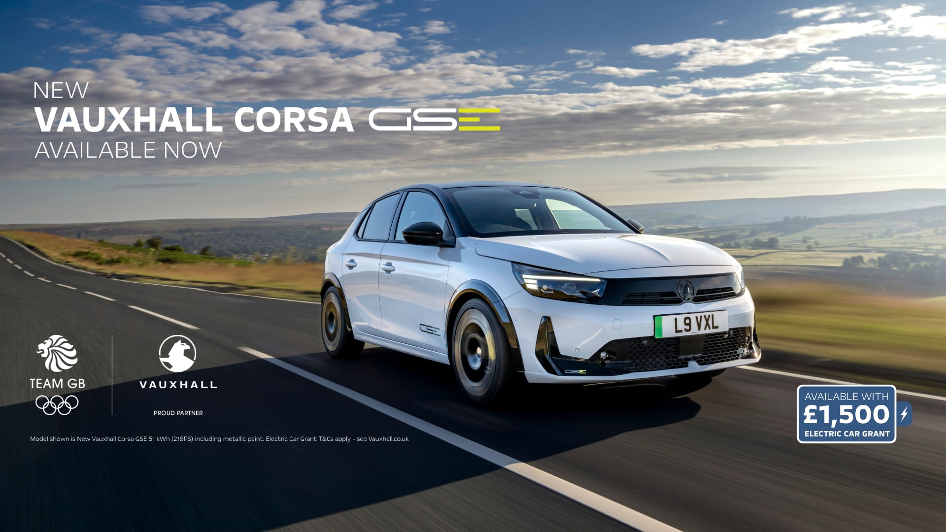 Corsa GSE Available NOW