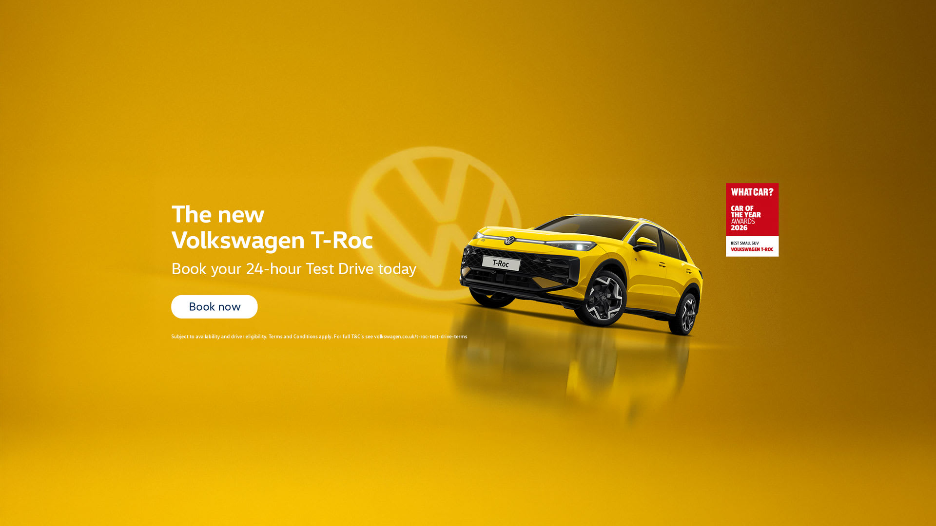 2026 T-Roc 24 Hour Test Drive Event