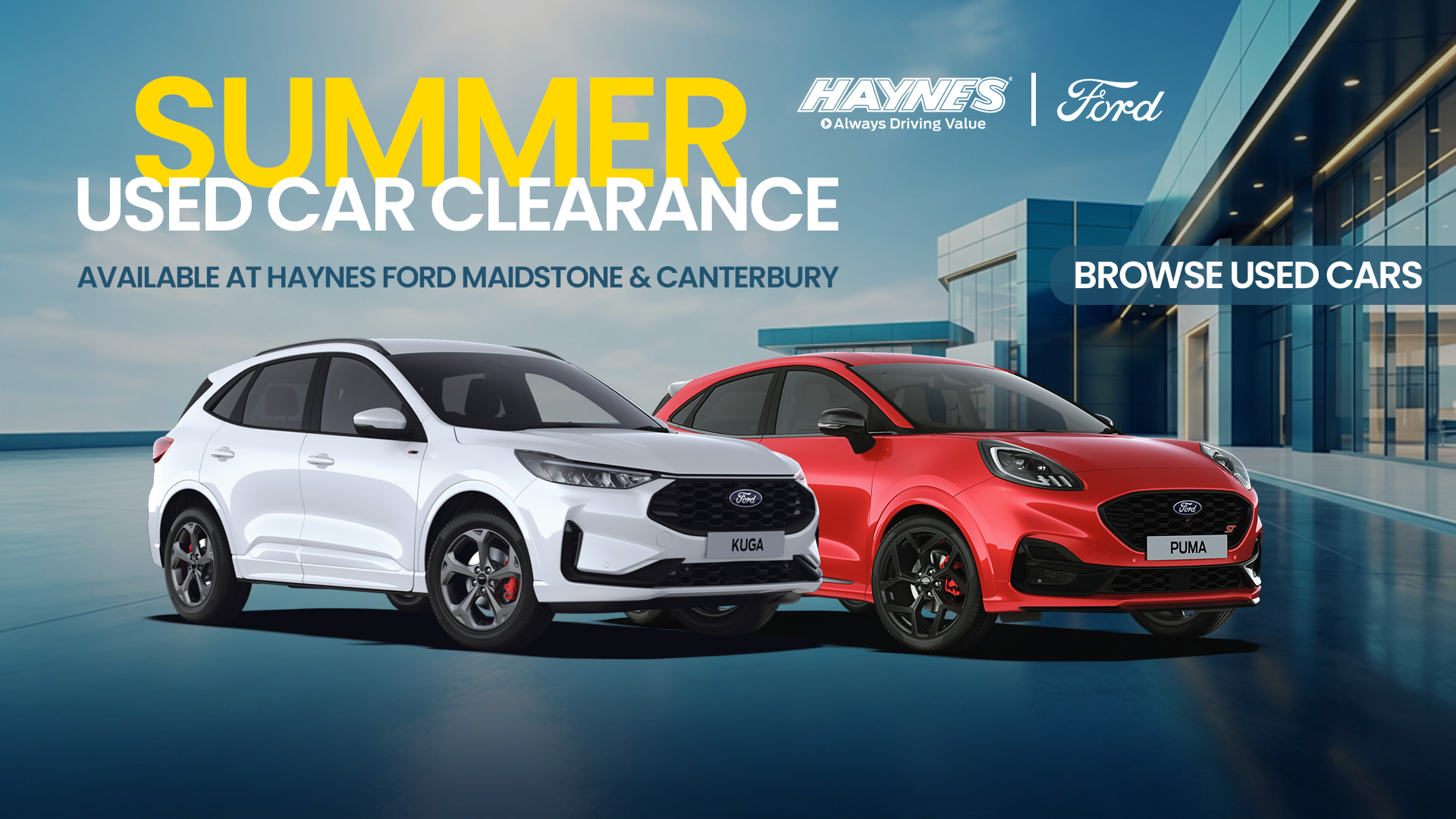 Used Car Summer Clearance 2026