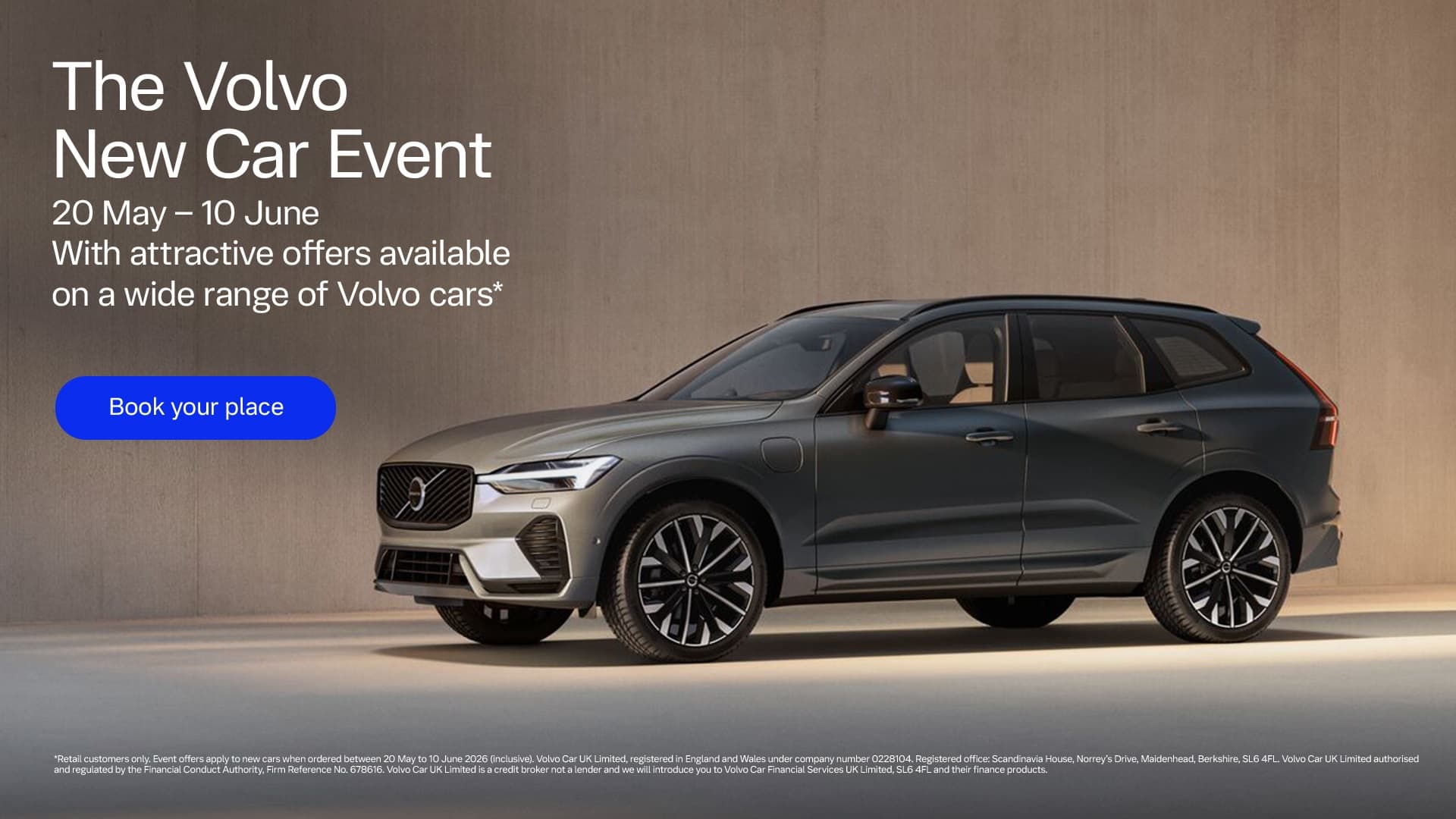 The Volvo New Car Event 20th May- 10th June