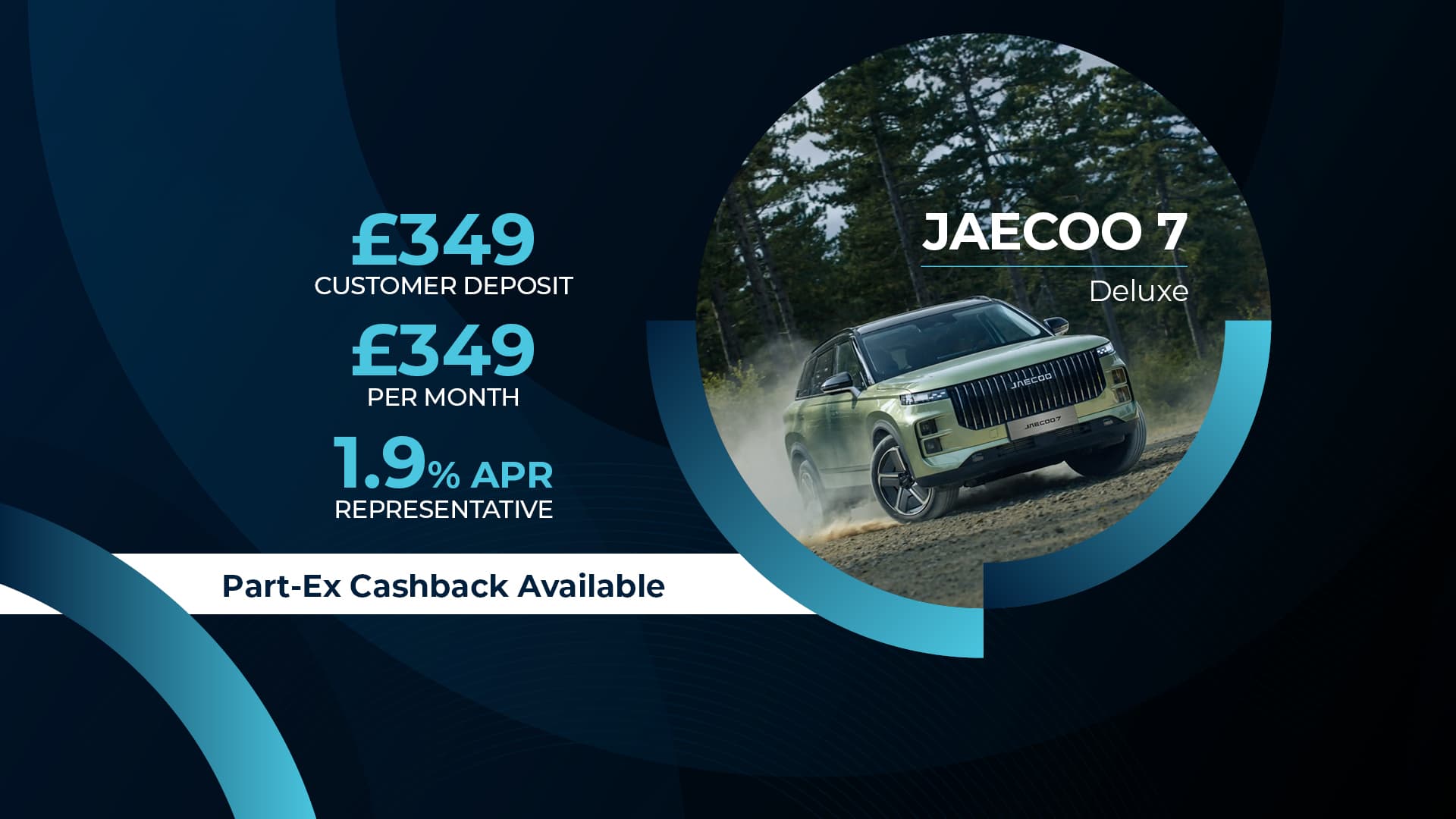 Jaecoo 7 Deluxe Finance Offer