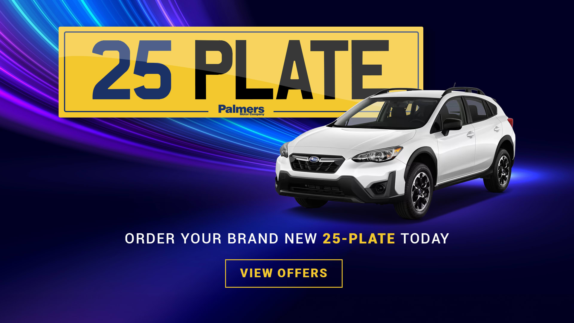 Brand New 25 Plate 