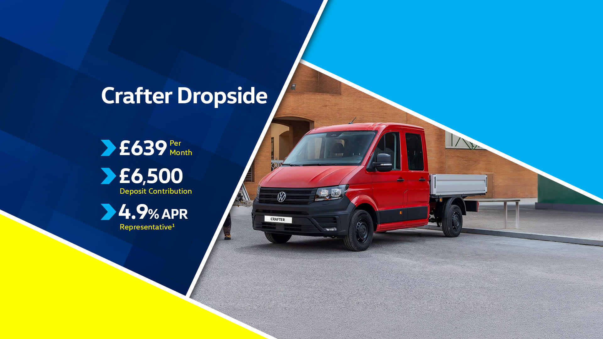 Caddy Dropside Finance Offer