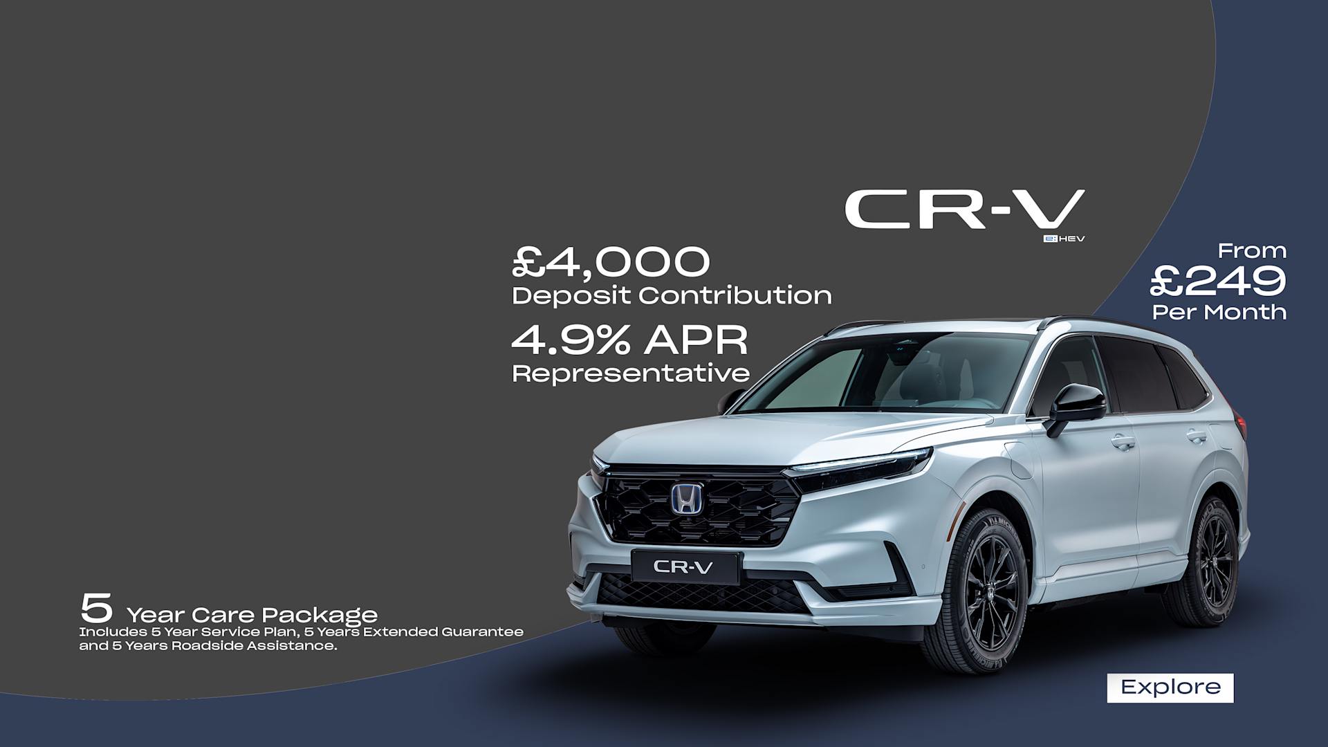 CR-V from £249 per month