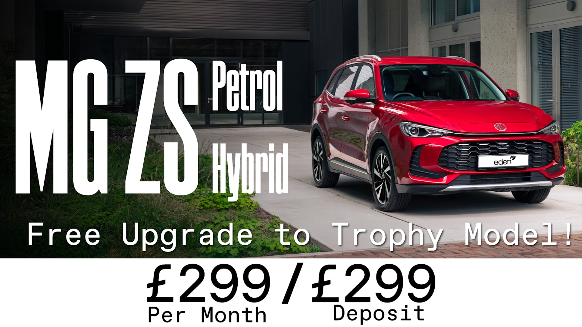 MG ZS Hybrid + we pay deposit