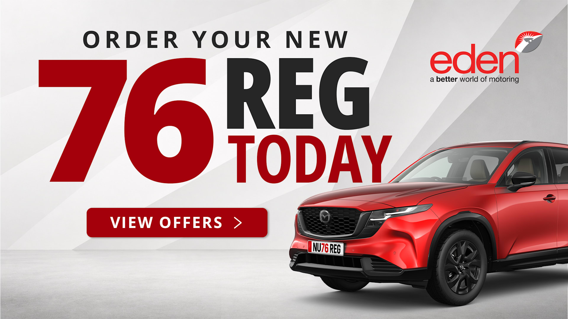 Eden Motor Group new 76 registration campaign