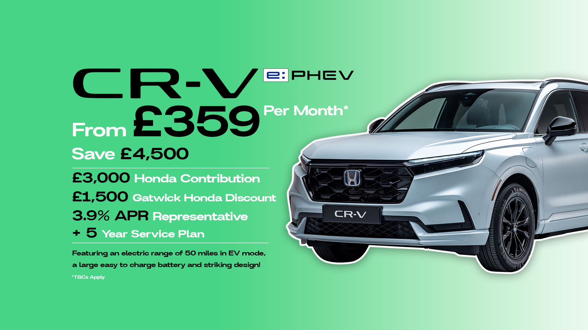 CRV ePHEV Finance Offer