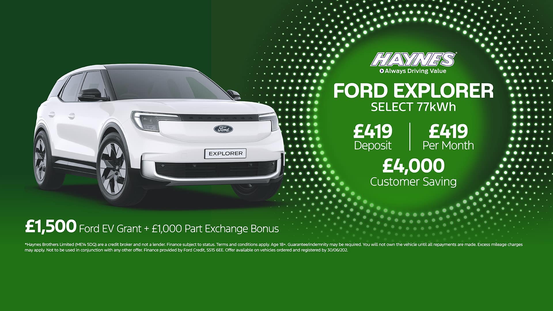 Ford Explorer Offer