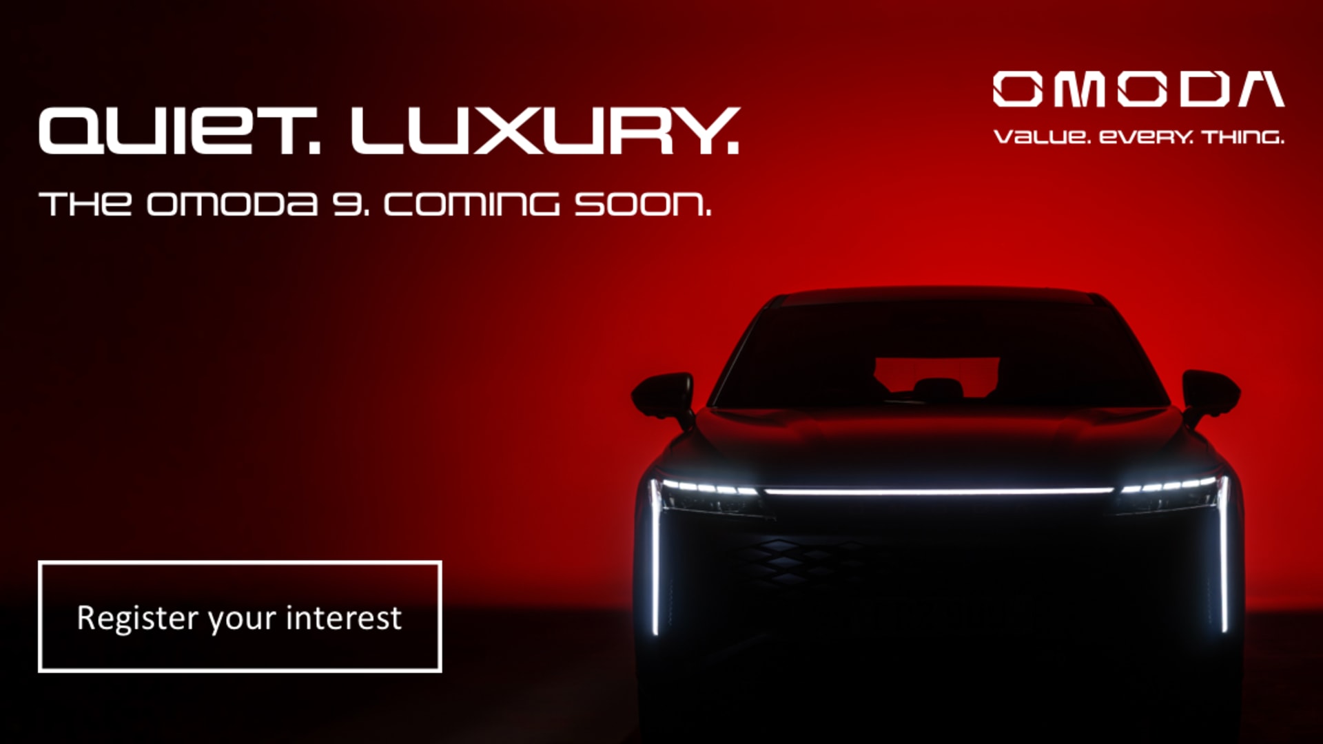 OMODA 9 COMING SOON Q2 2025