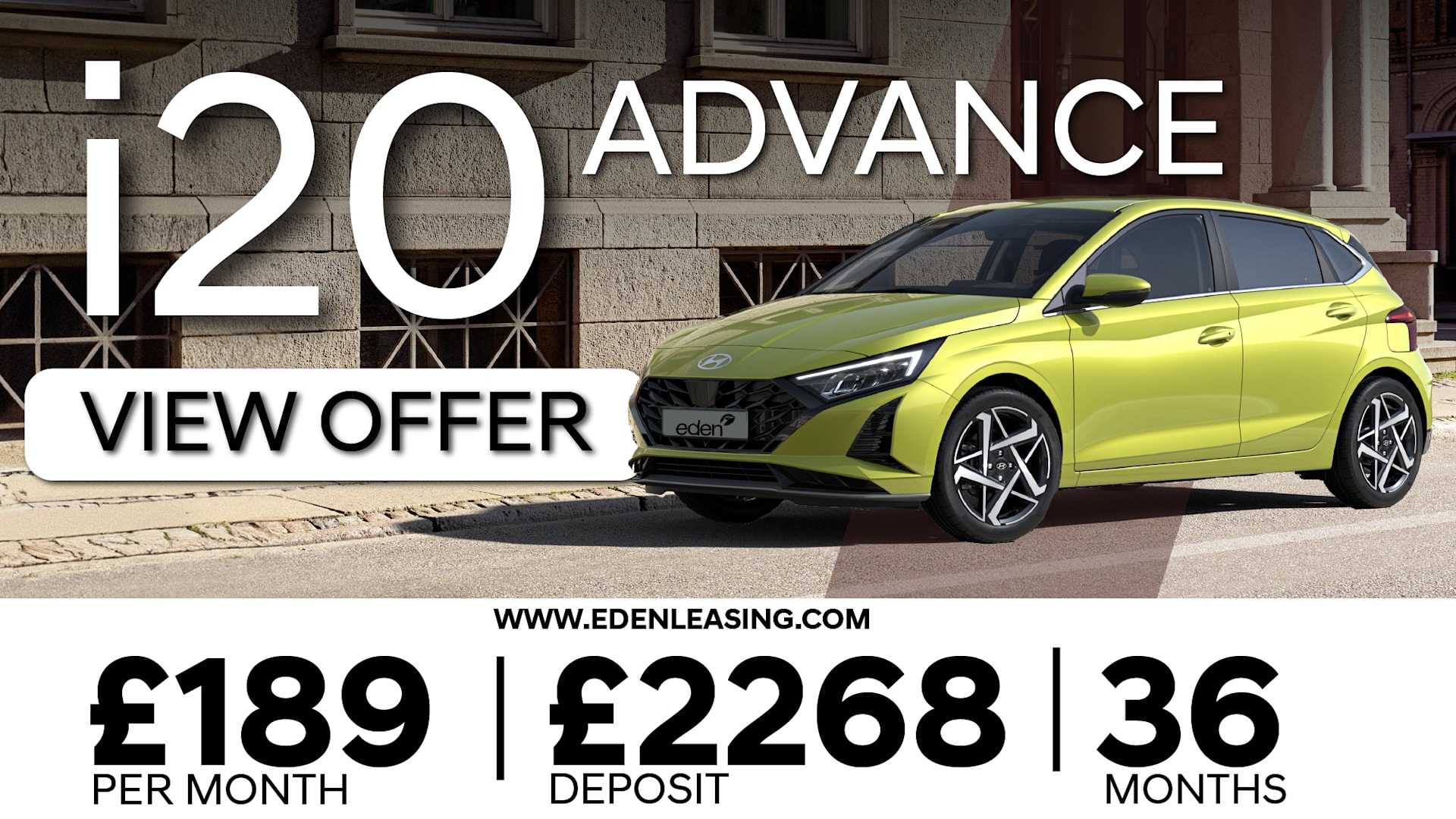 Hyundai i20 Lease Offer