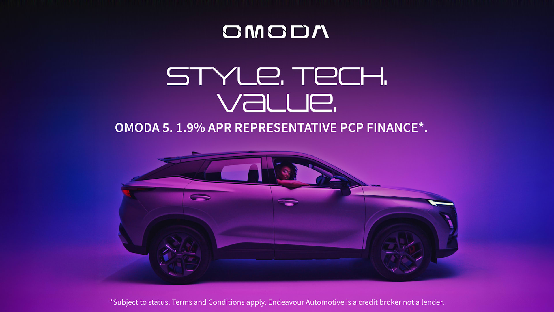 OMODA 5 1.9% APR Q3 Offer