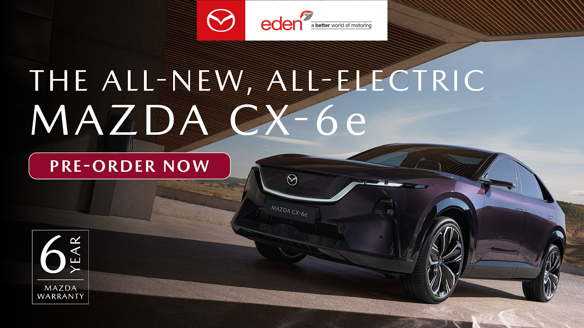 Pre-Order the All New, All Electric Mazda CX-6e