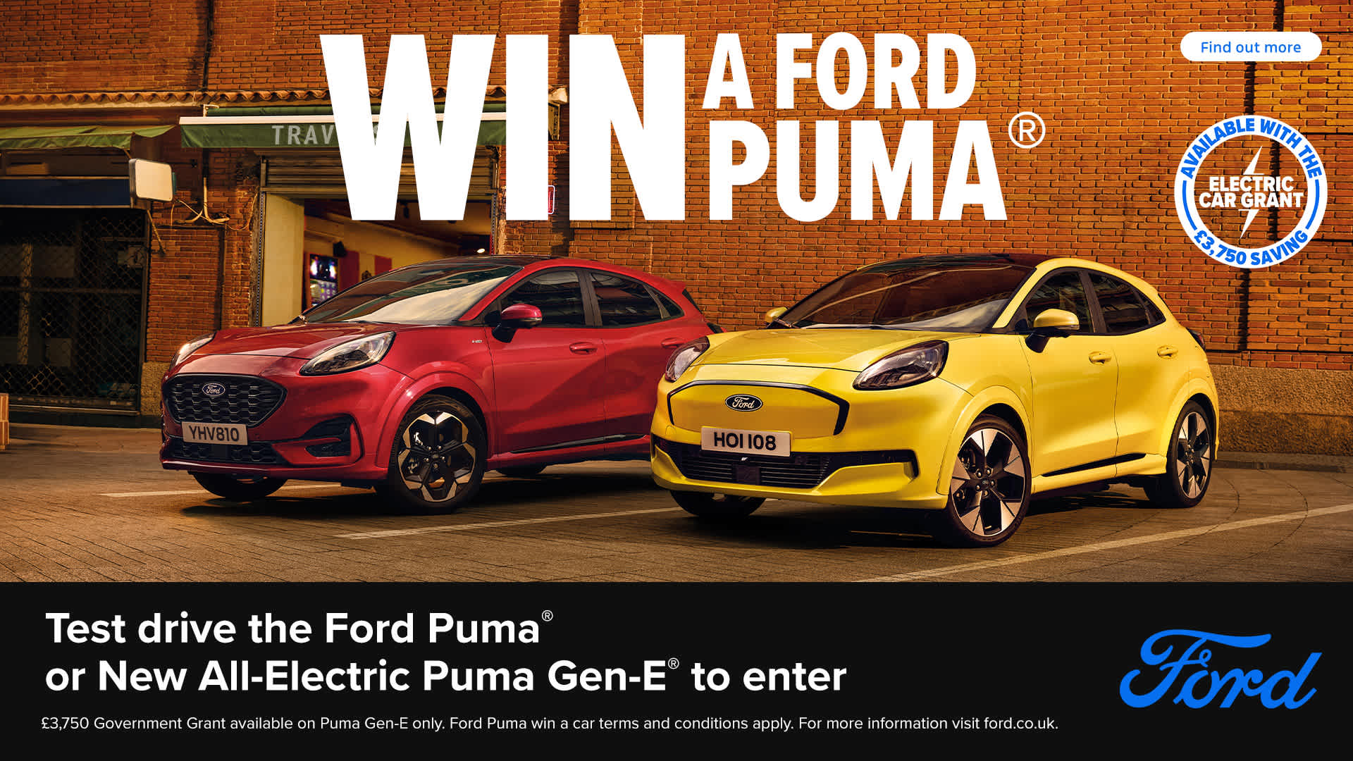 Take a Test Drive and Win a Ford Puma