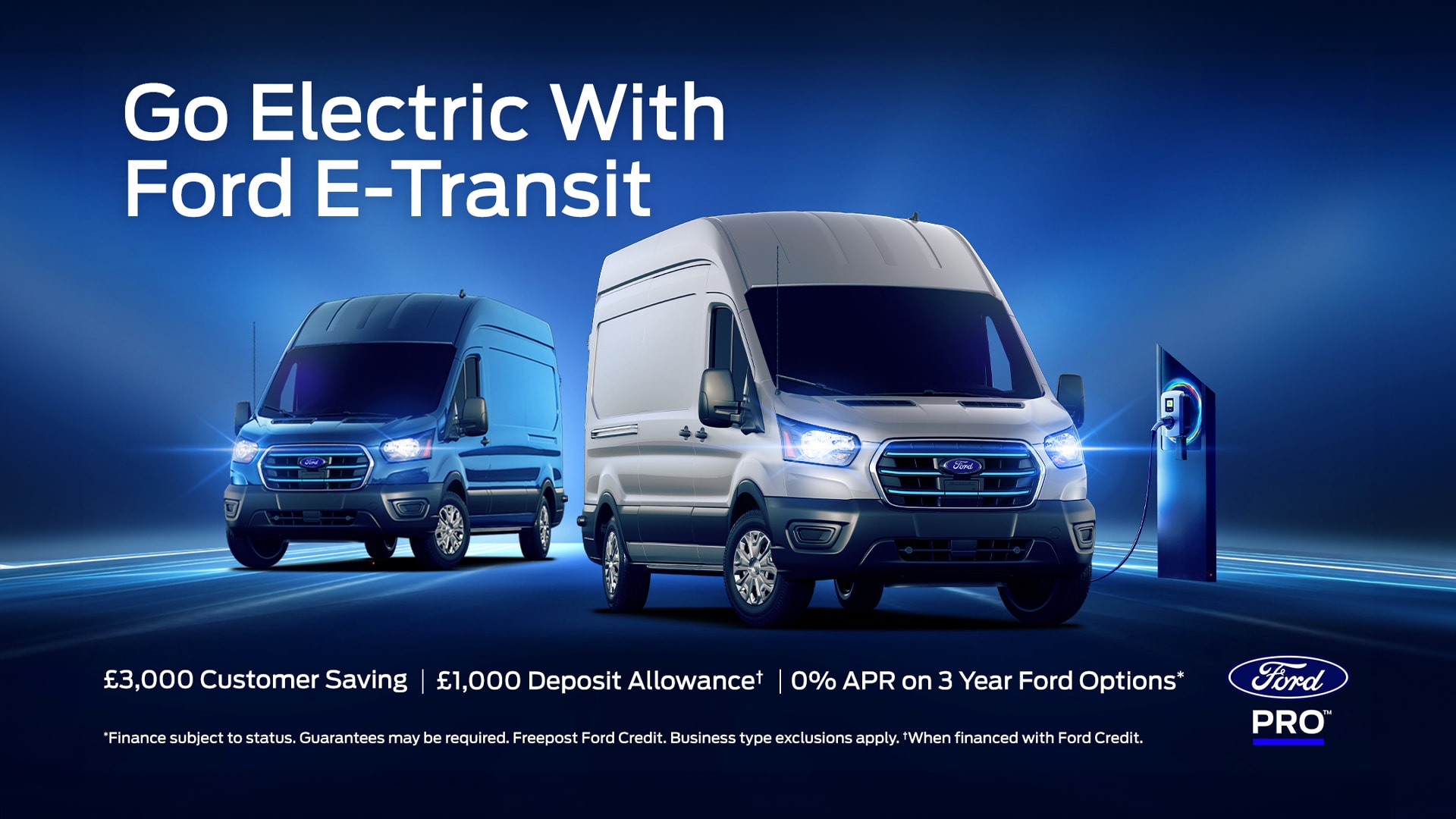 All-Electric E-Transit 3 Years Free Servicing