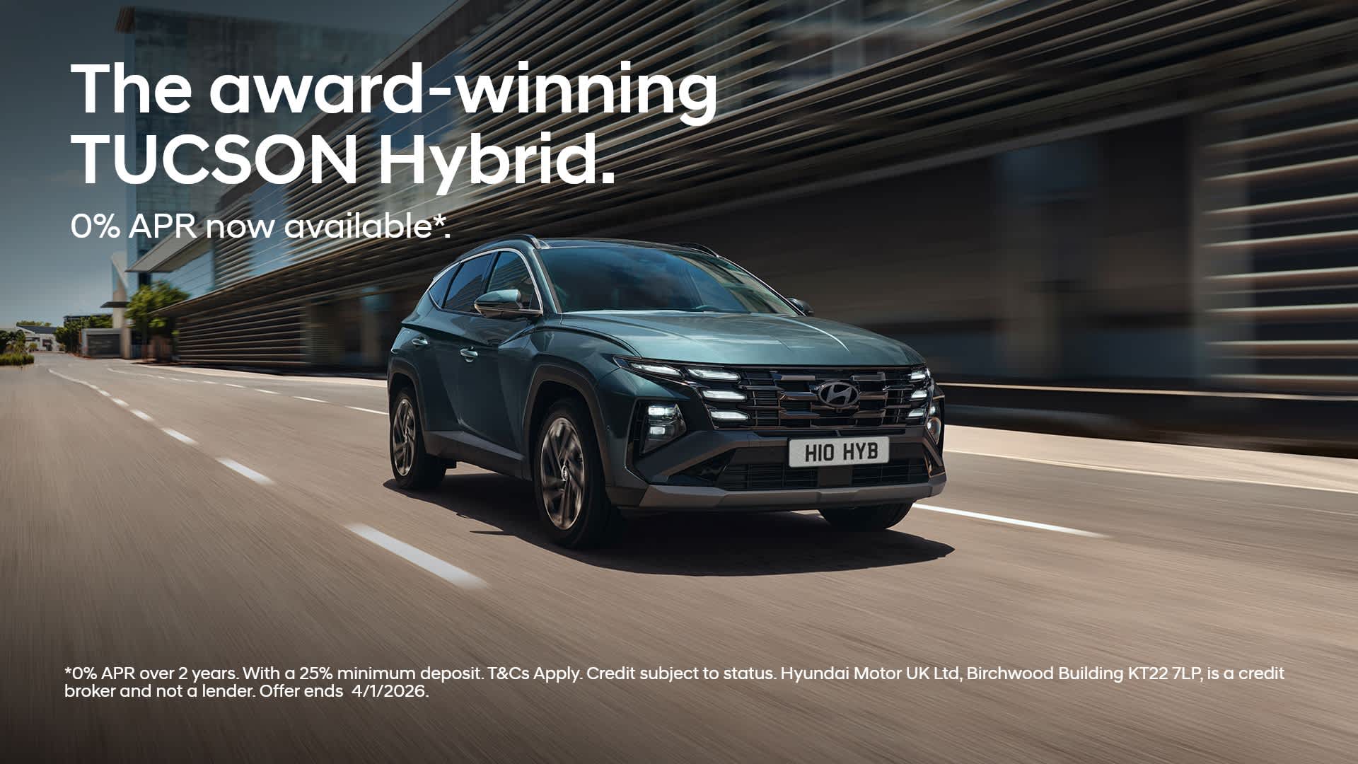 New Hyundai TUCSON Finance Offer 