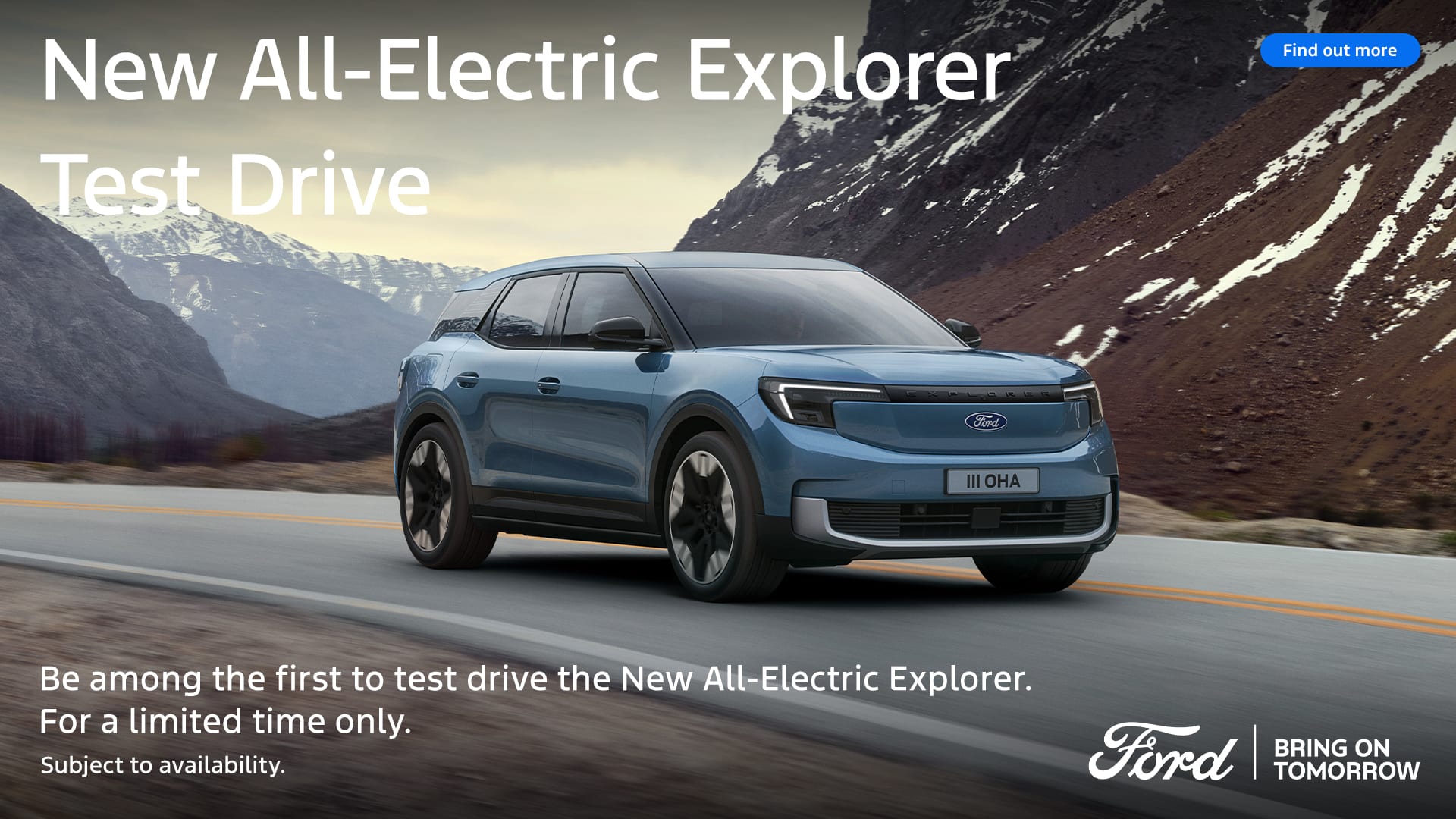 New All-Electric Ford Explorer offer