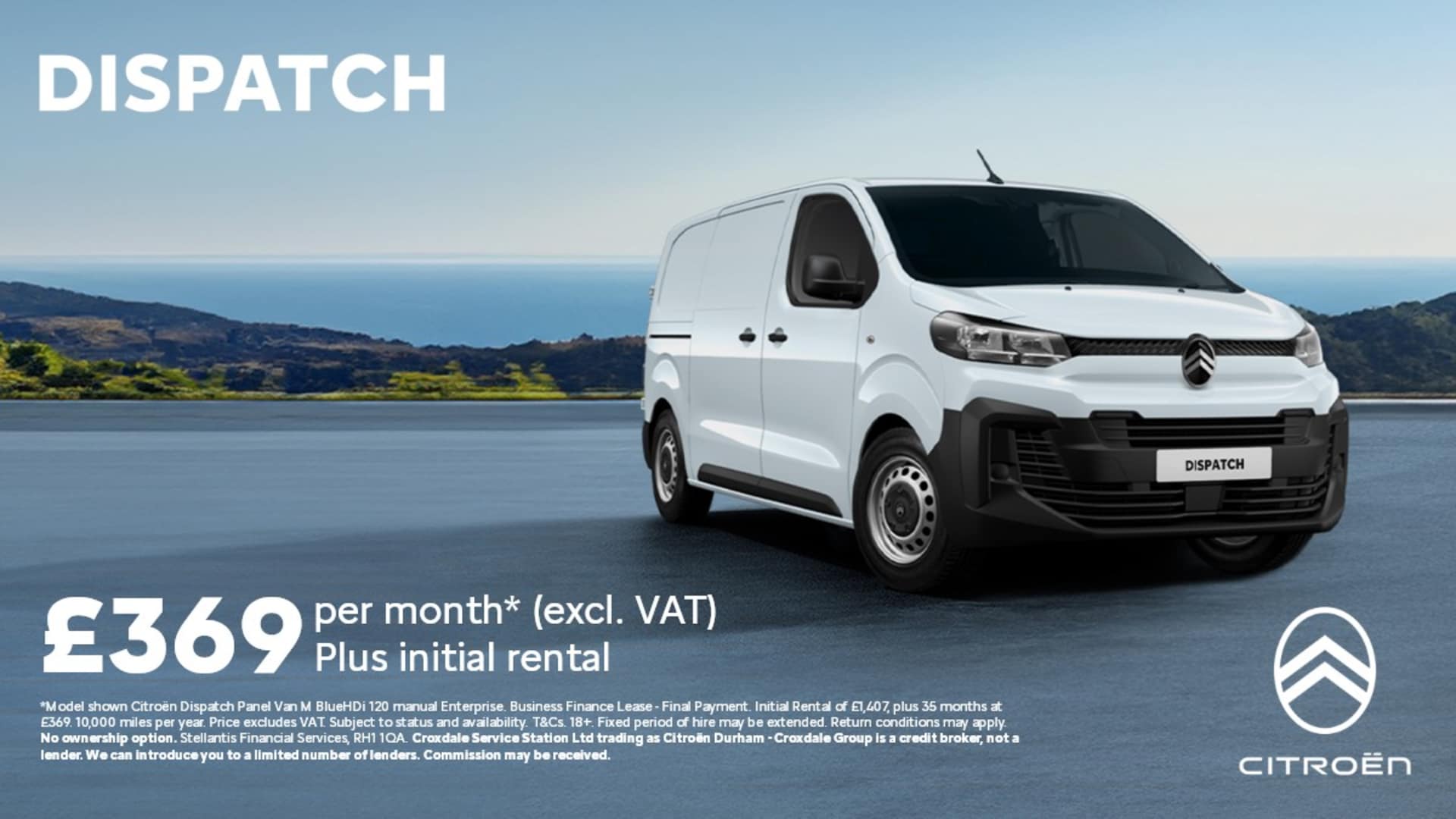 Citroen Van - Citroen Dispatch Lease Offer