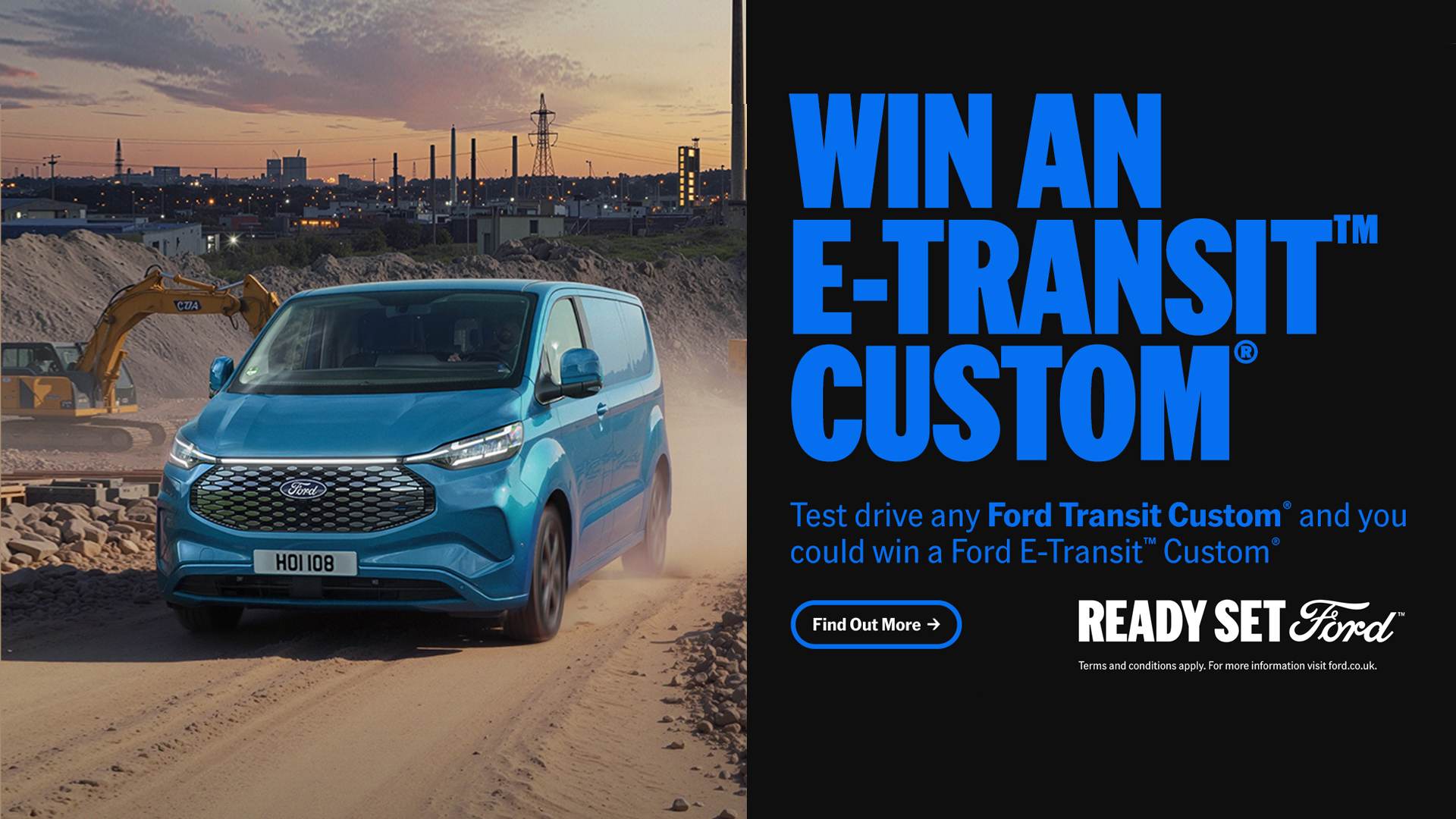 Win a e-Transit Custom