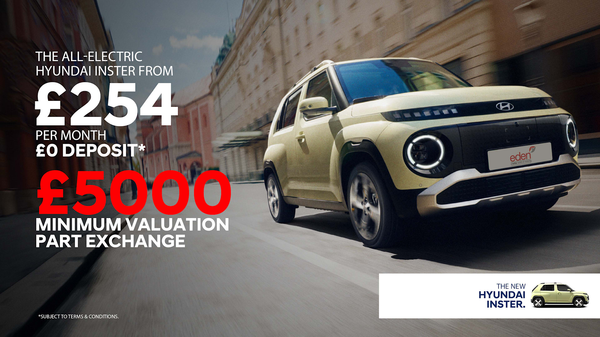 Inster Offer £5000 Part Exchage