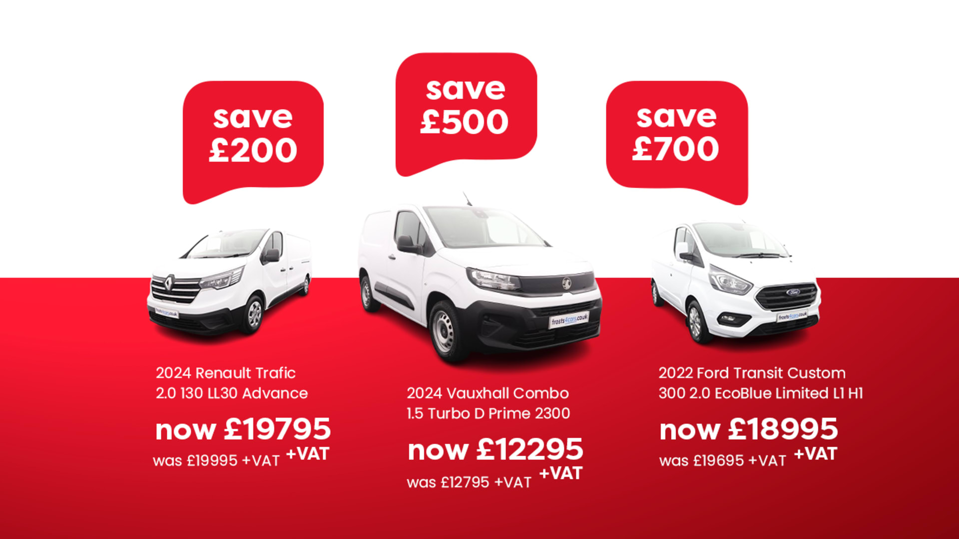 Used Van Sale - Frosts Chichester and Shoreham