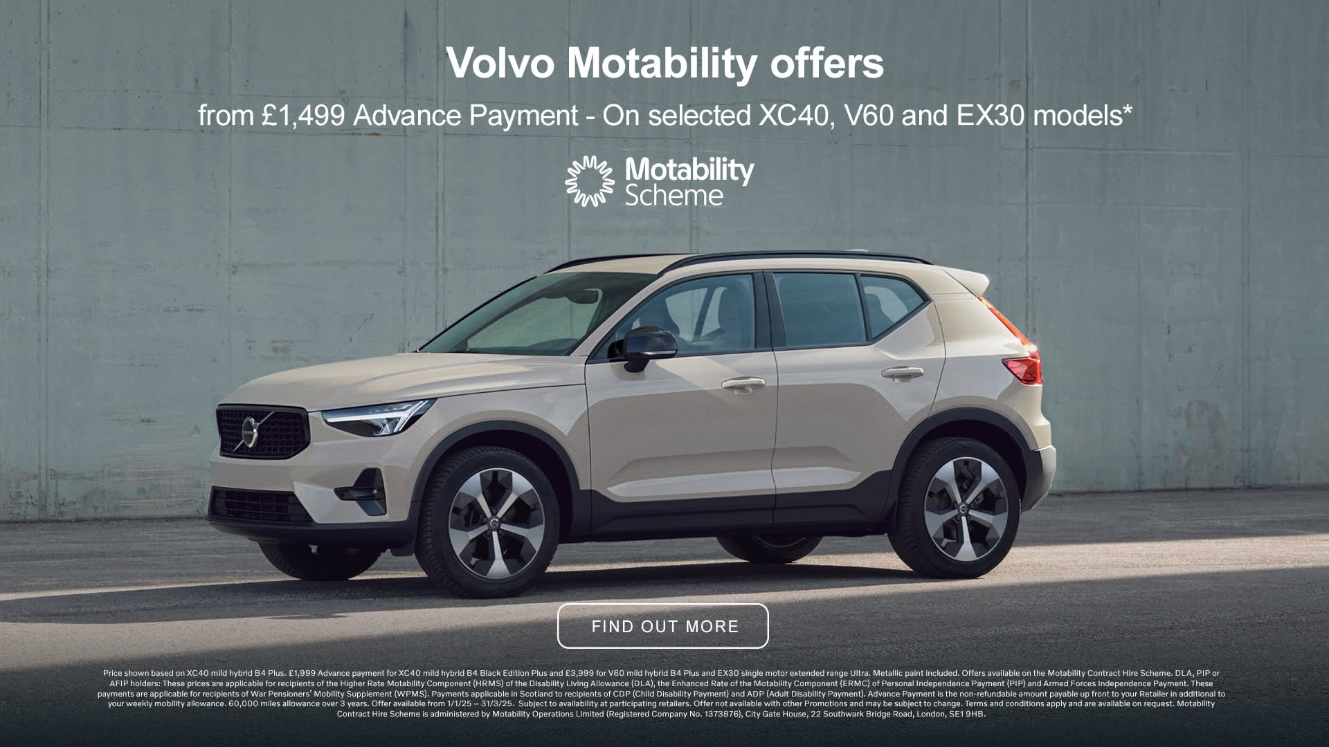 Q1 2025 Motability Offers
