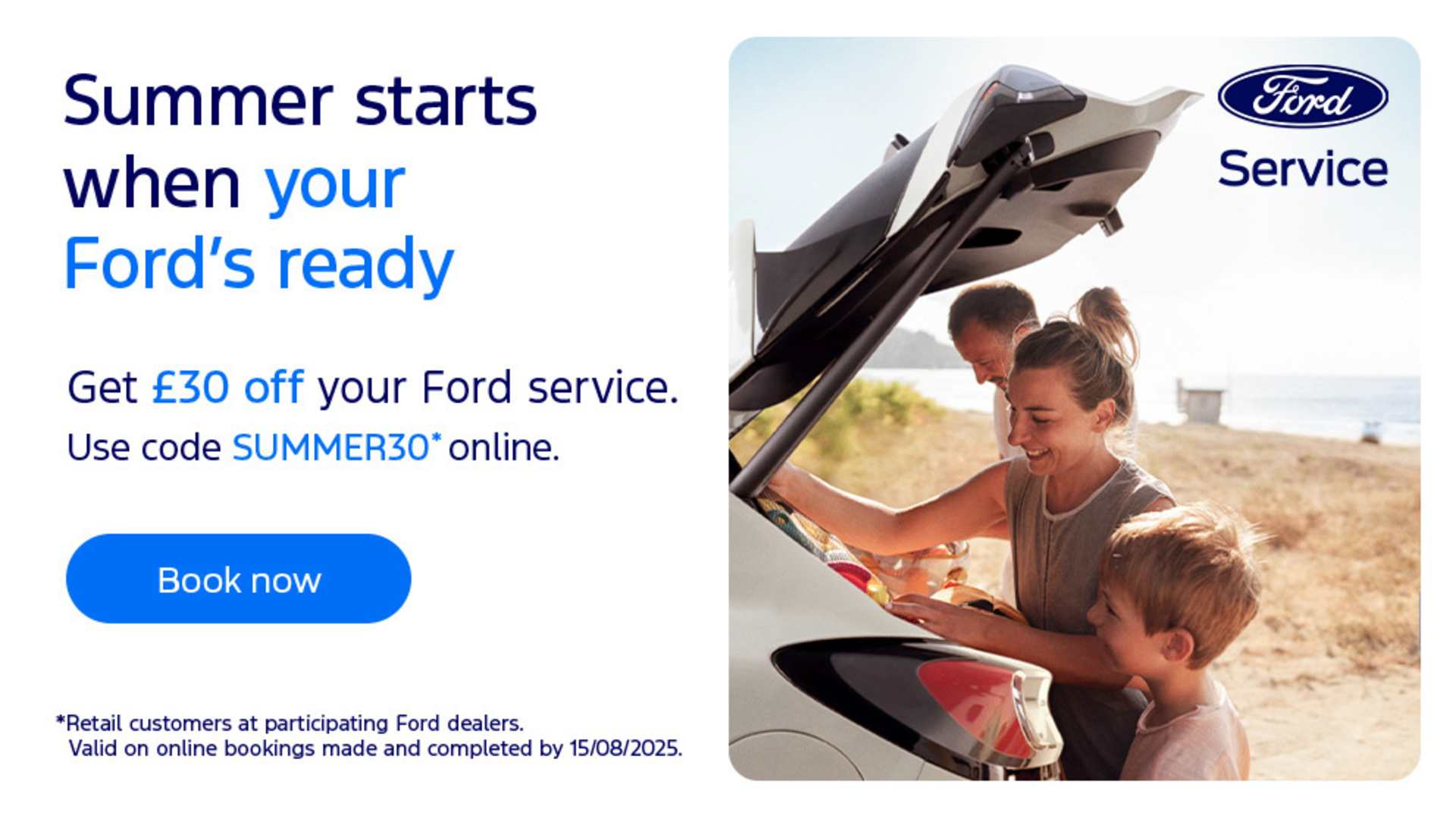 Save £30 on Ford Service