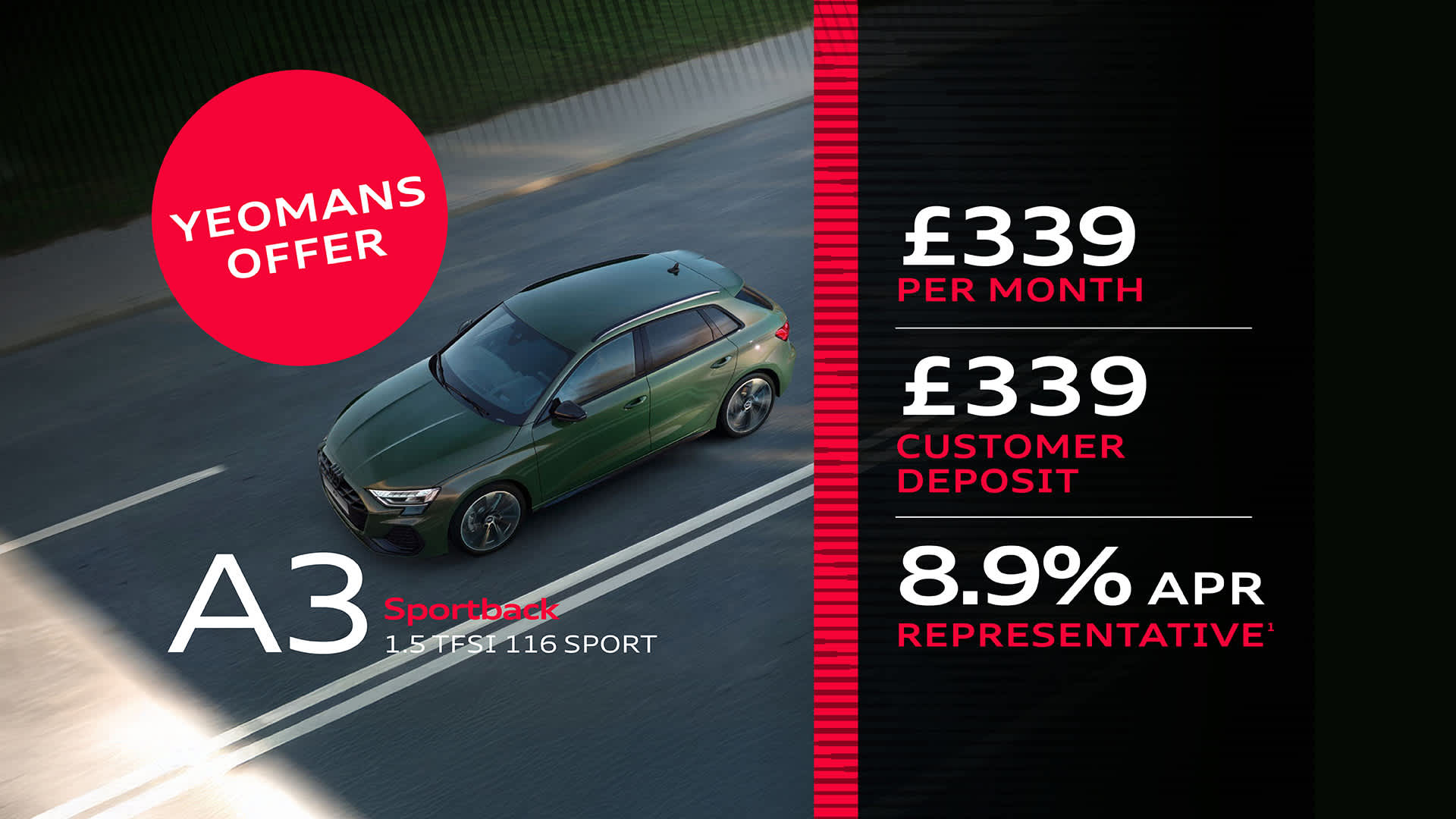 A3 Sportback Finance Offer