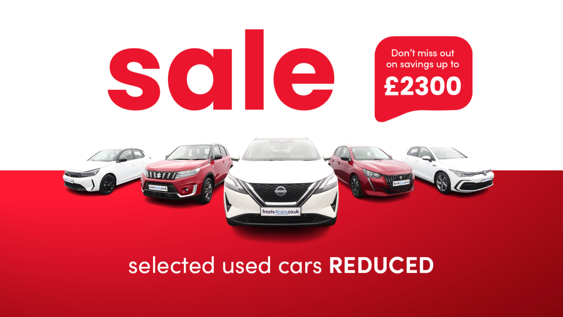 Used Car Sale 2025 - Frosts Cars