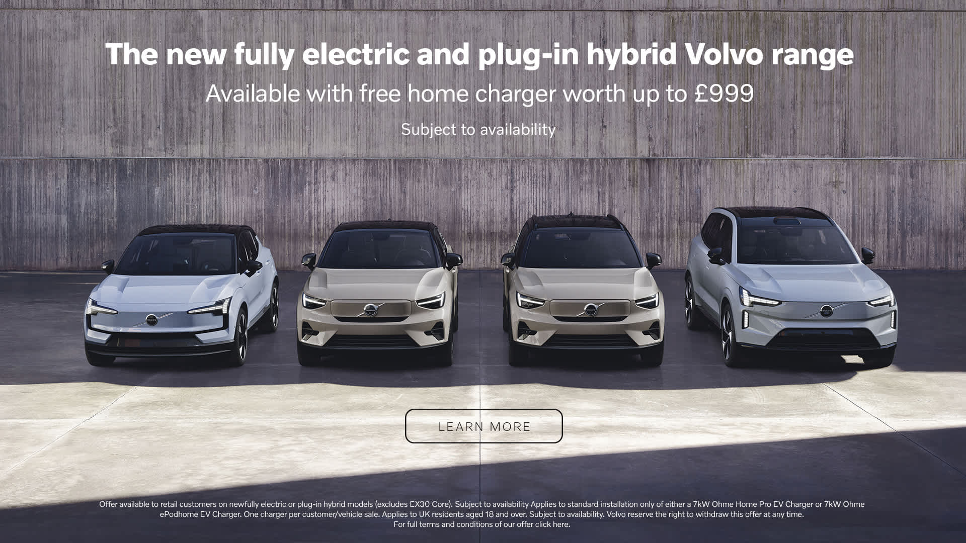 Volvo free Ohme charger worth up to £999 