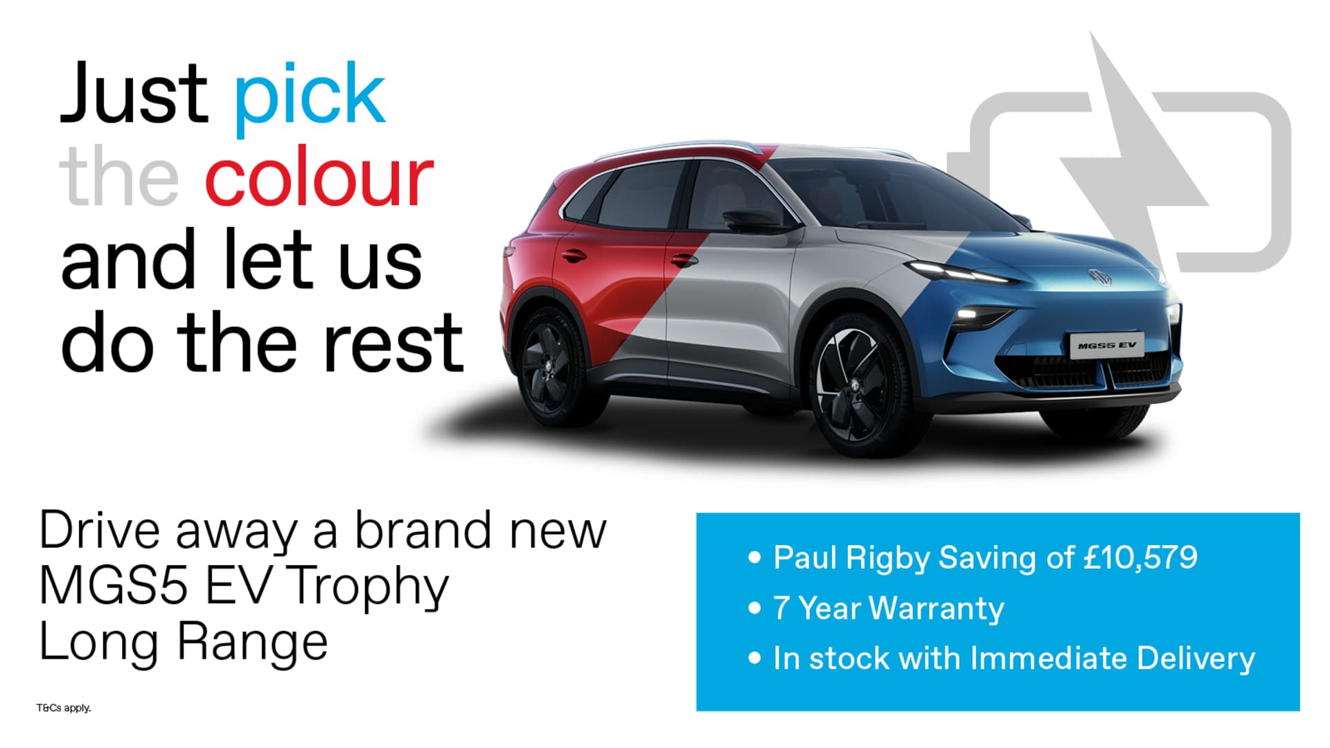 Immediate delivery MG