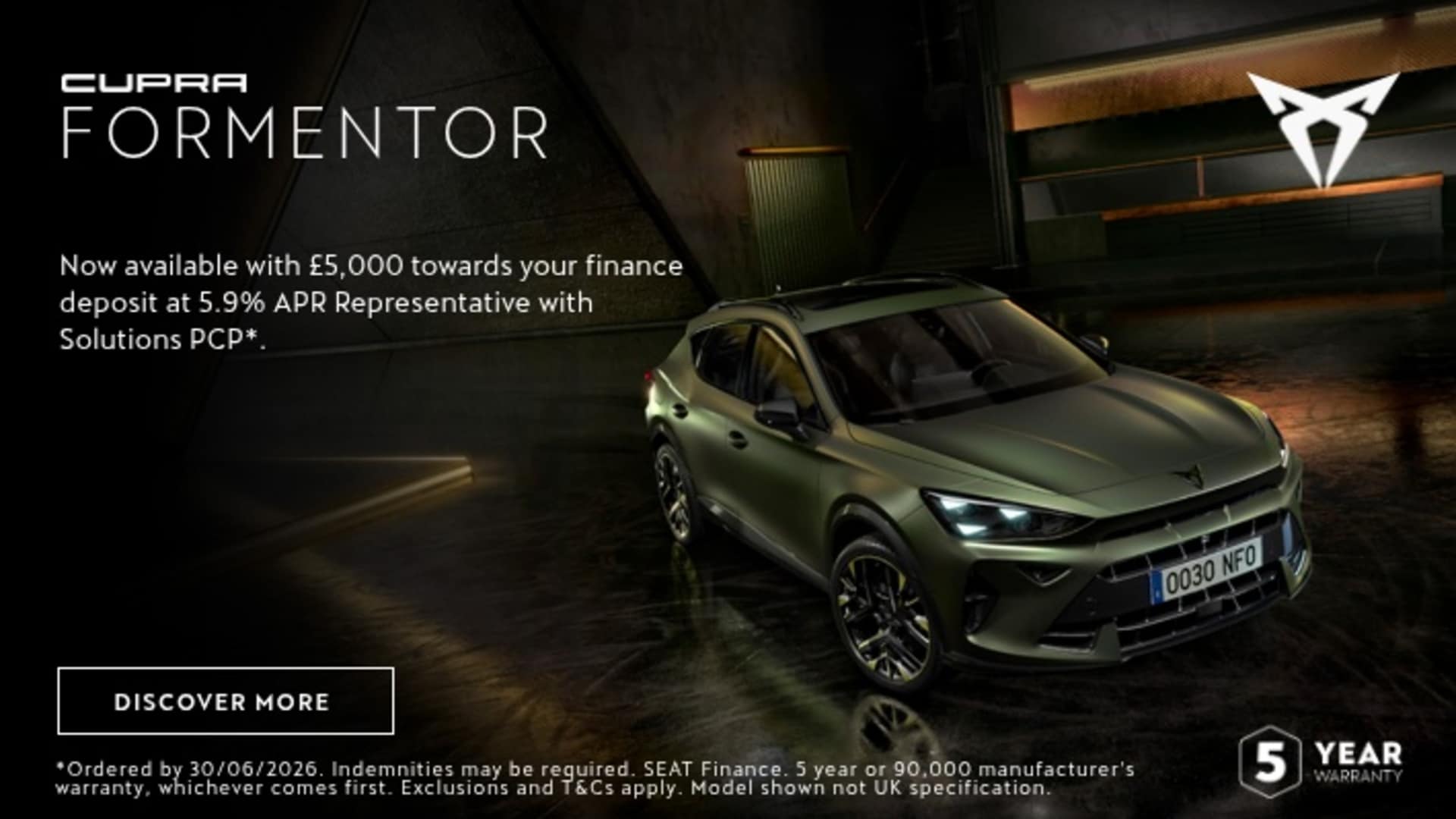 CUPRA Formentor Offer