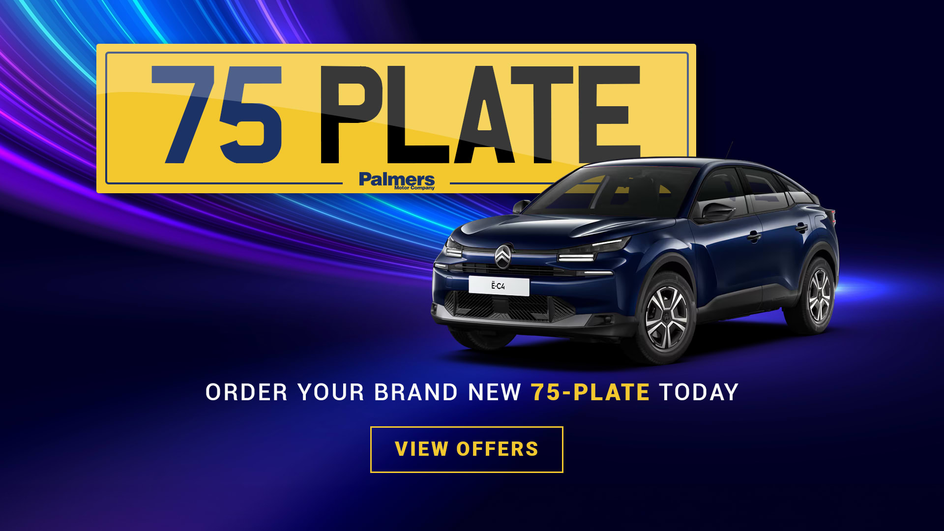 Brand New 75 Plate 