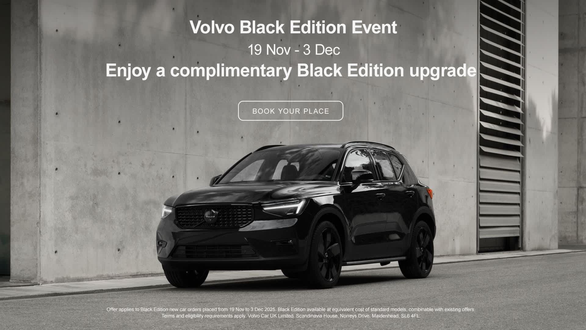 Volvo Black Edition Event
