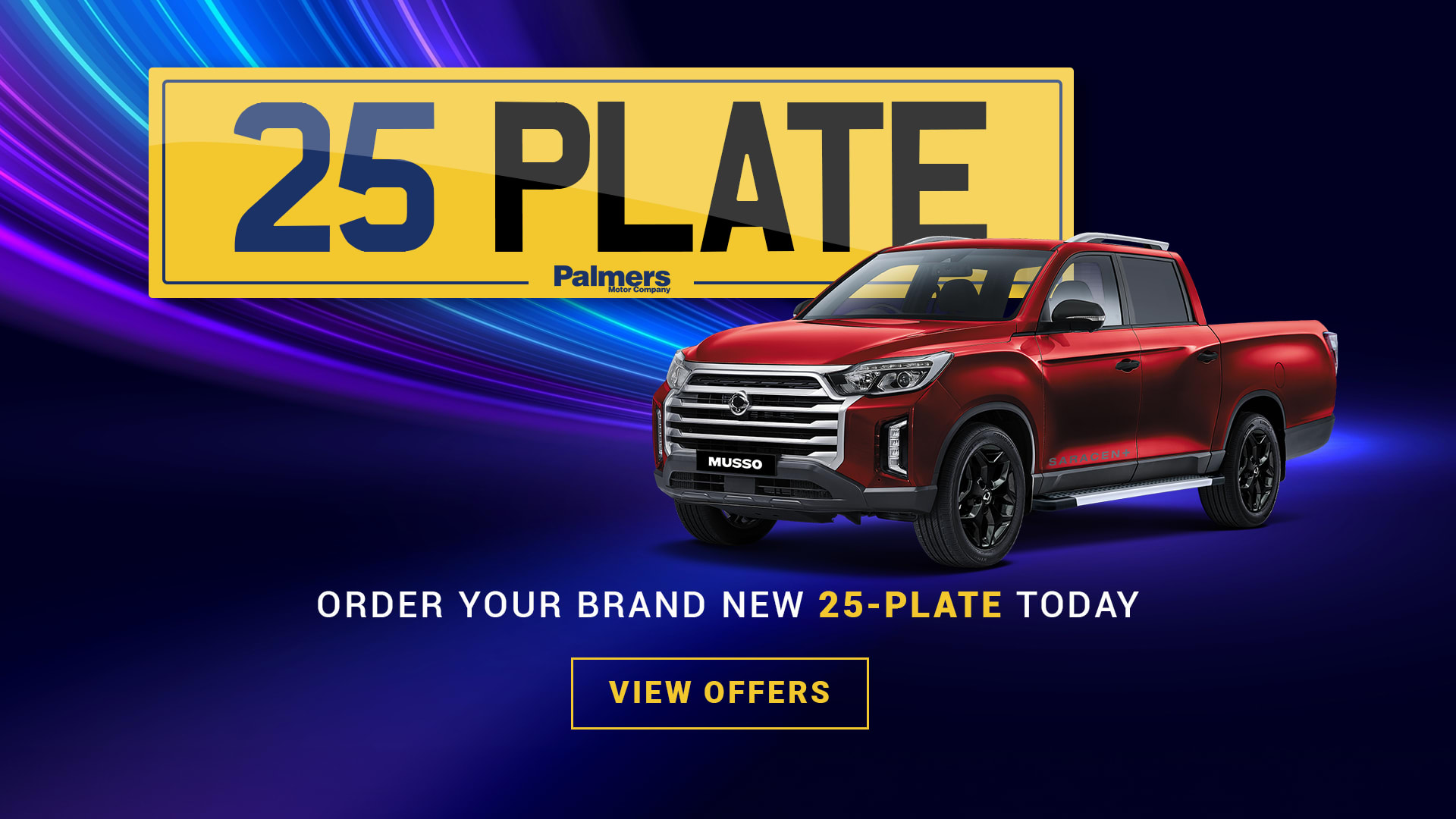 Brand New 25 Plate 