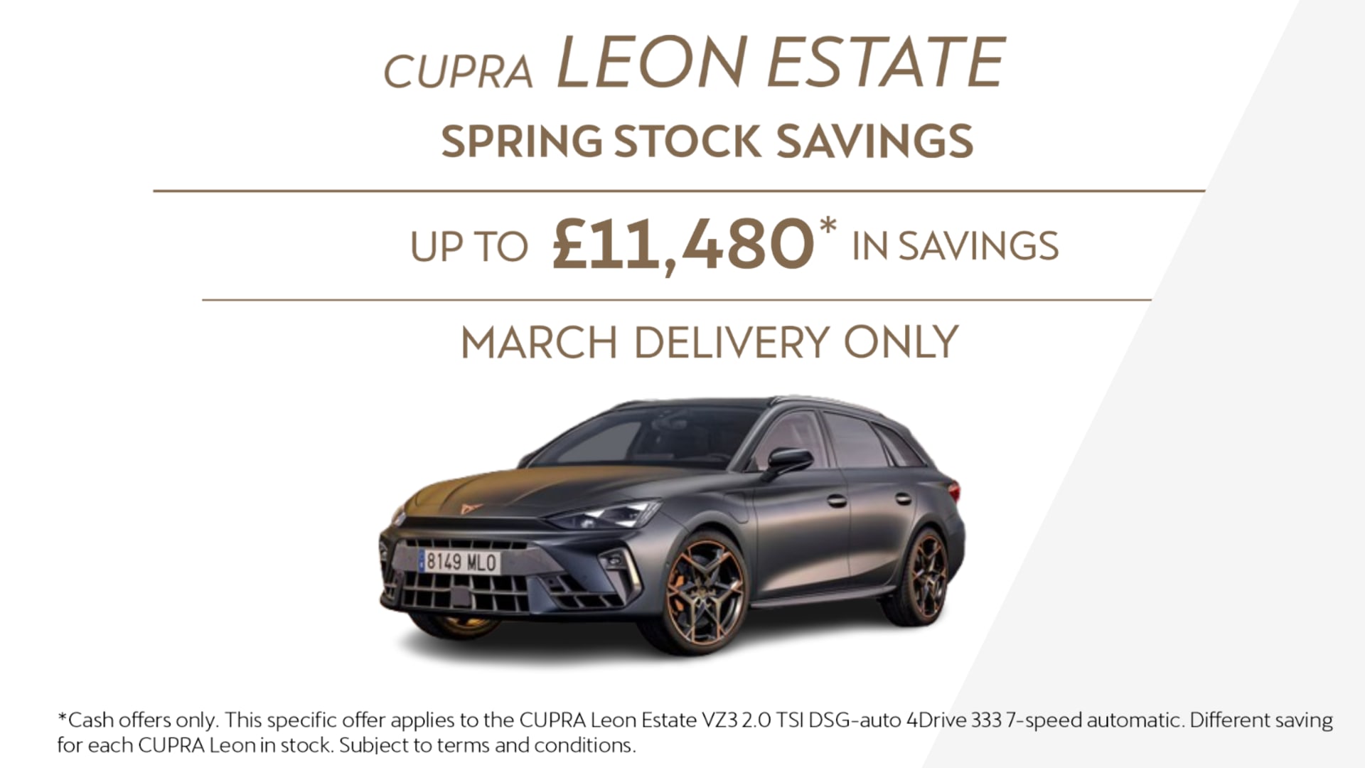 CUPRA Leon Estate Spring Stock Sale