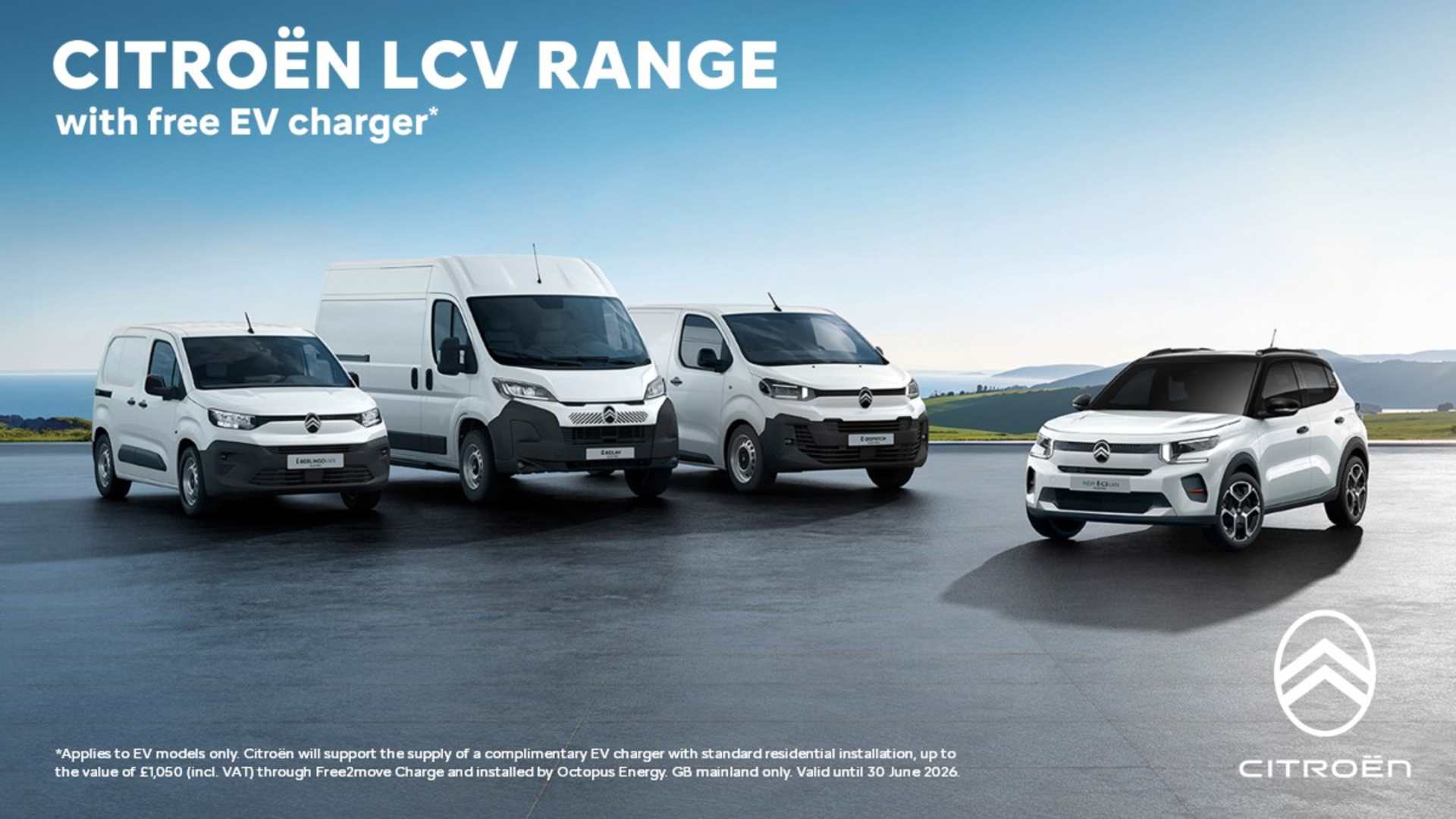 Citroen Van Free EV Charger Offer
