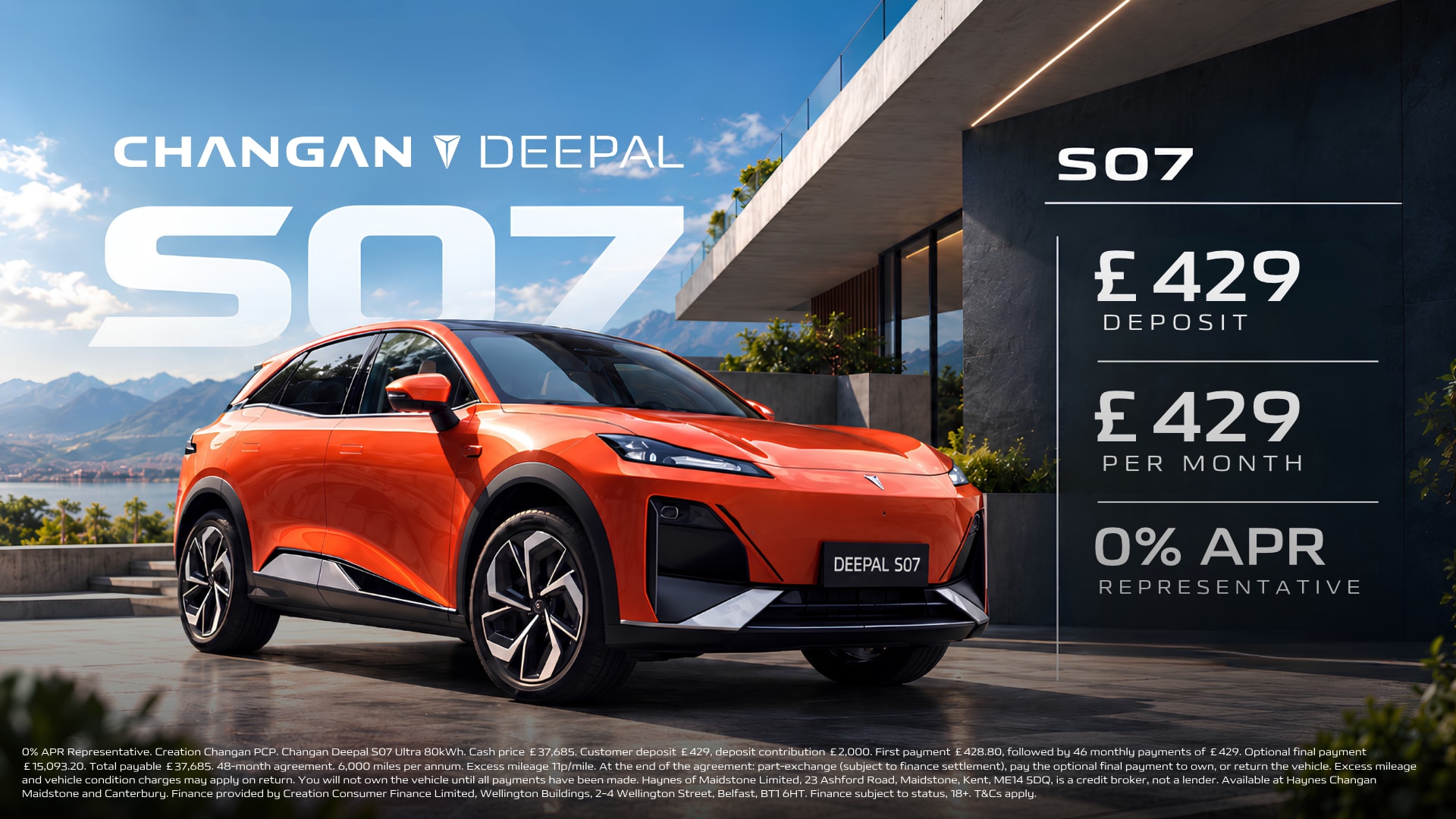 Changan Deepal S07 0% APR Offer